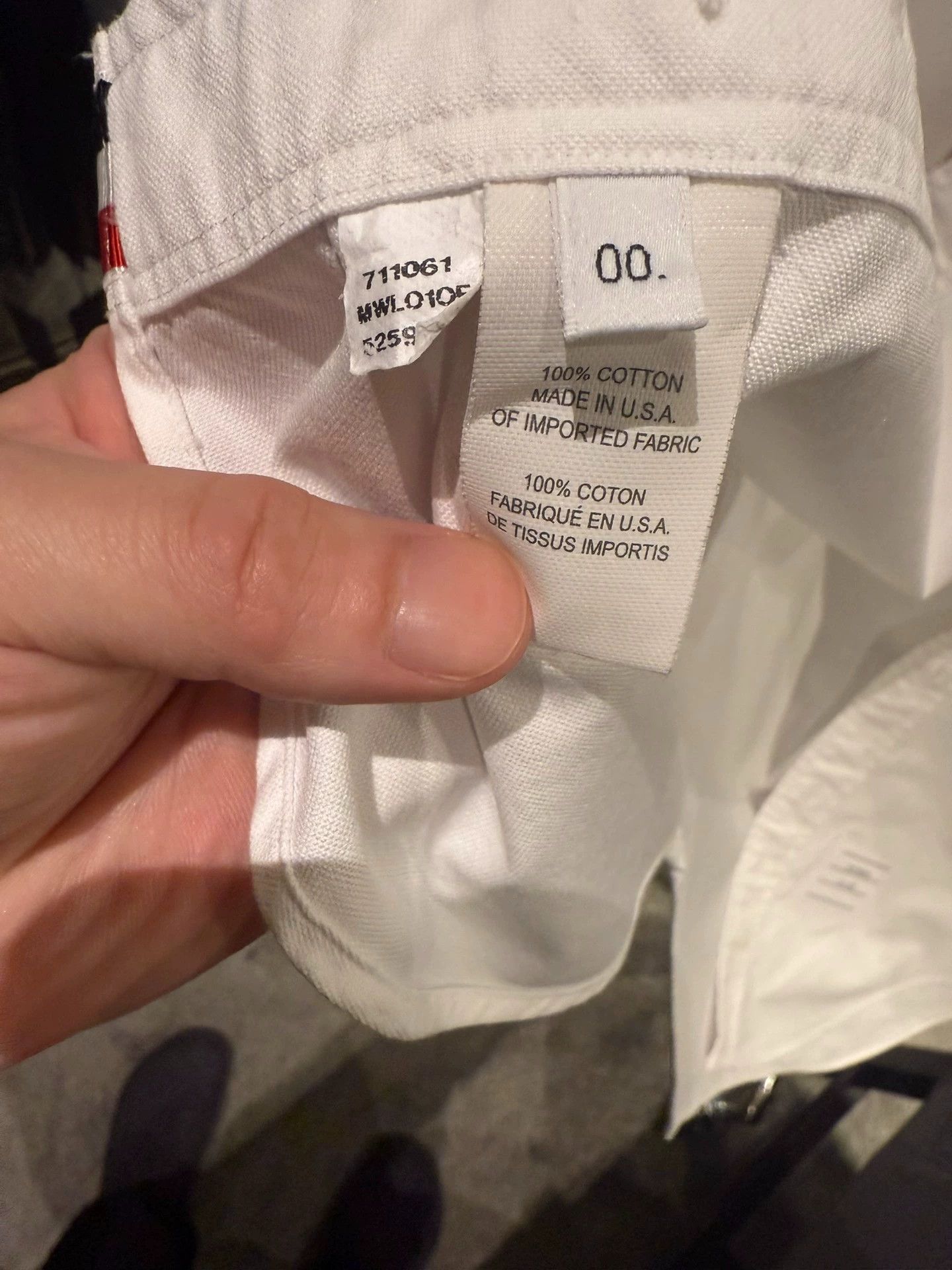 Thom Browne Thom Browne 2-Cuff Oxford Shirt Size 00 99 New Size US XXS / EU 40 - 4 Thumbnail