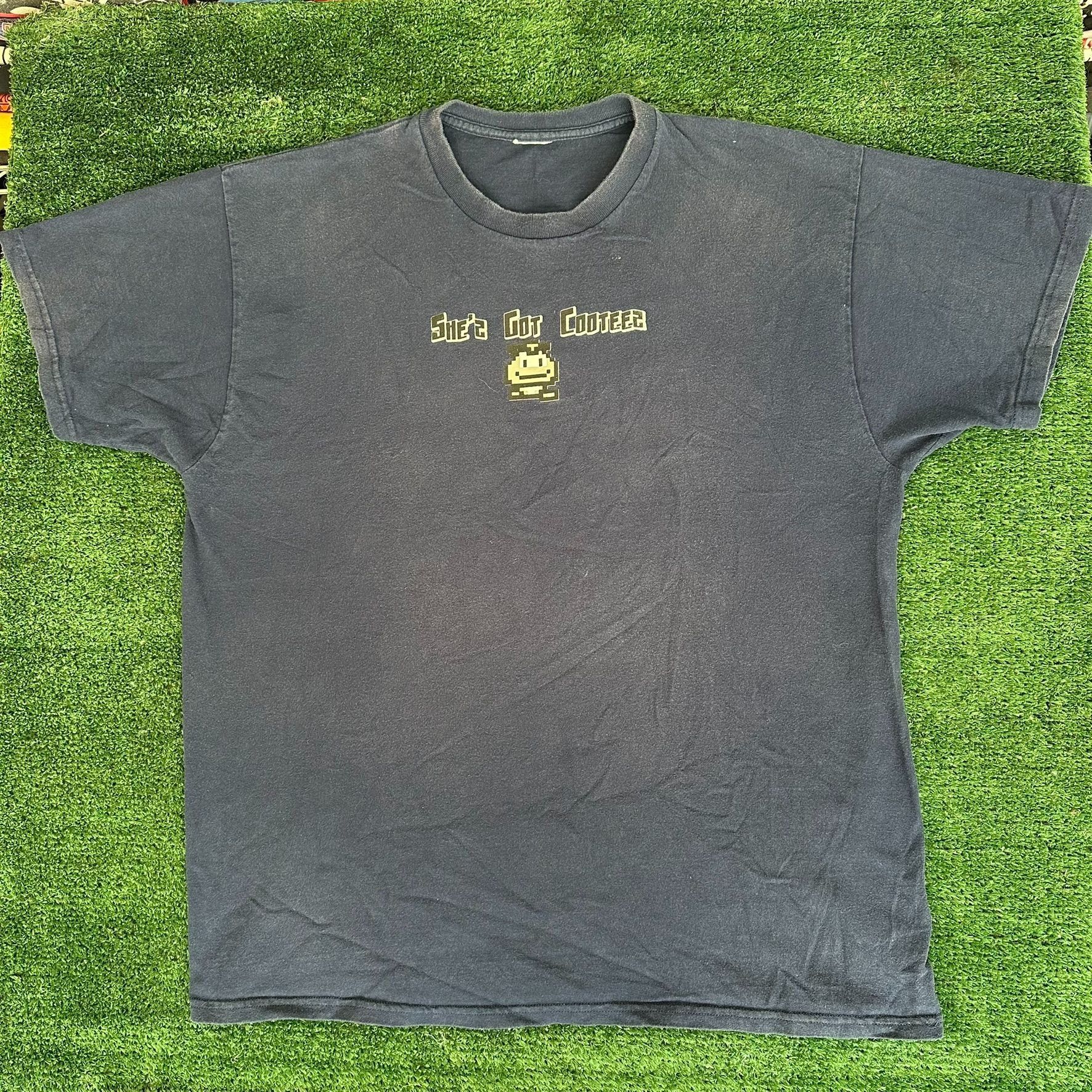 Nintendo Vintage Y2K Super Mario Goomba T-Shirt Cyber 8-Bit Retro Gam Size US XL / EU 56 / 4 - 1 Thumbnail
