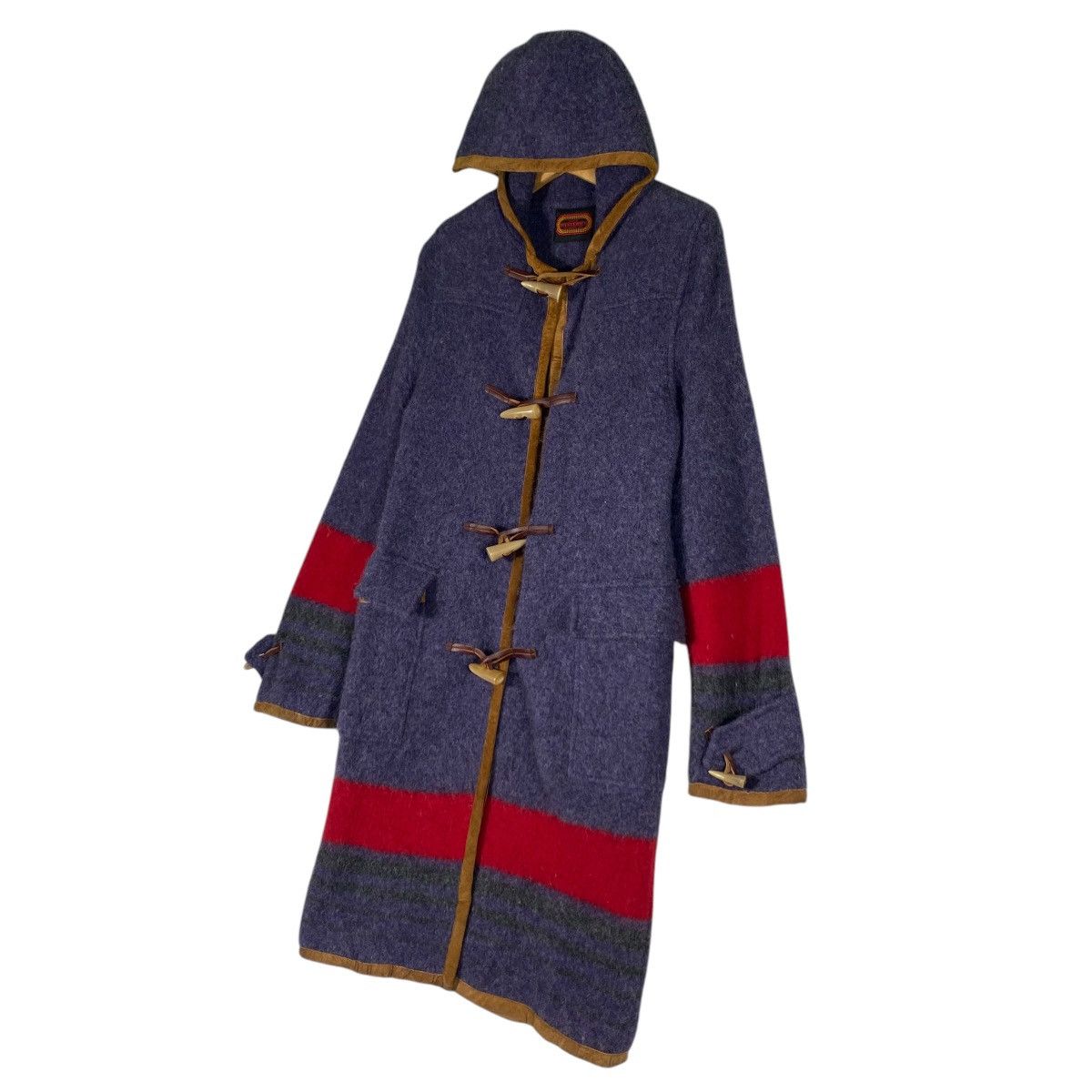 Hysteric Glamour × Japanese Brand Vintage Hysteric Glamour Hoodie Wool Long Jacket Button Size ONE SIZE - 3 Thumbnail
