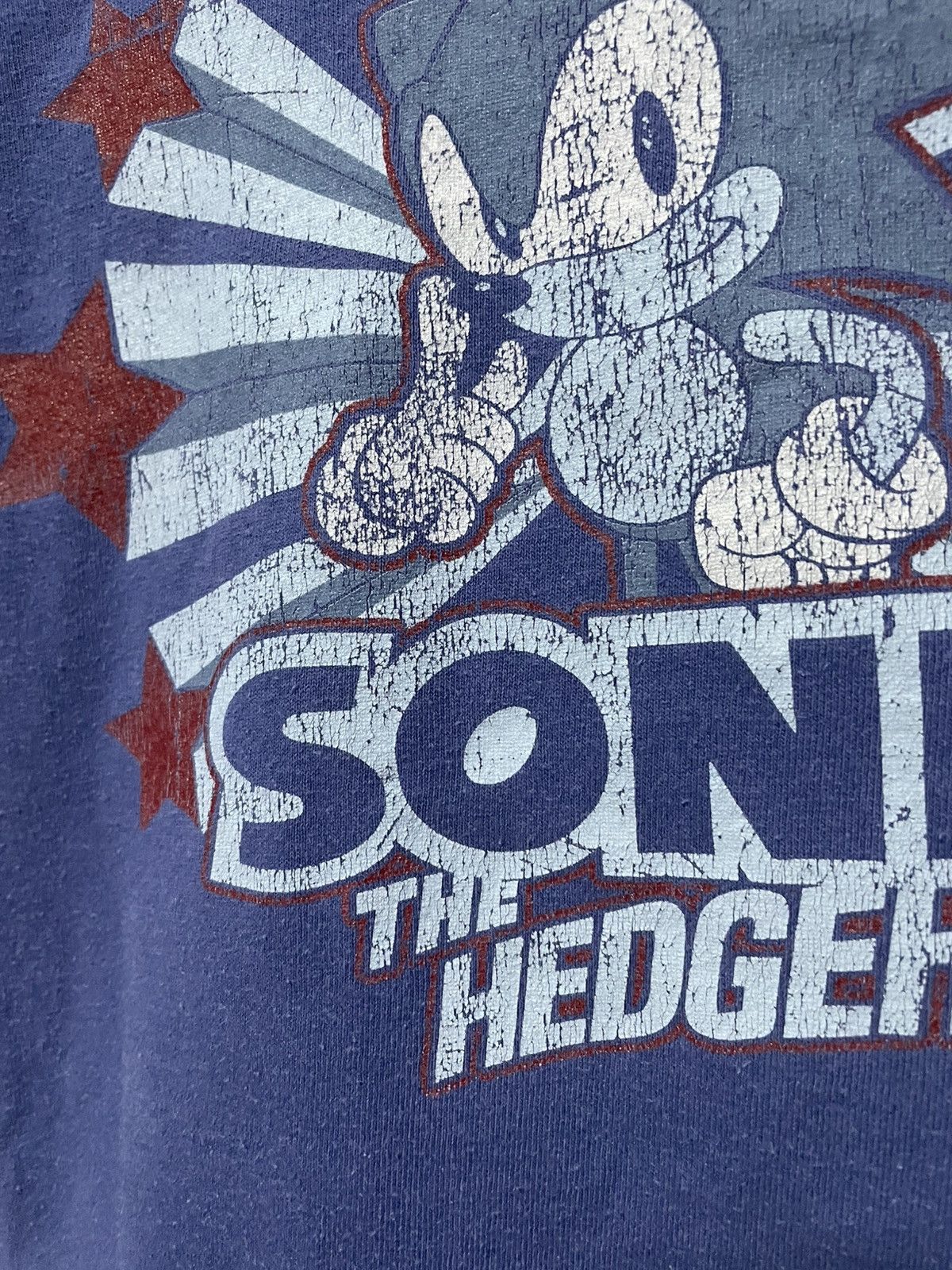 Nintendo × Vintage Vintage 1999 Sonic The Hedgehog Sega T Shirt 90s Tee Size US M / EU 48-50 / 2 - 7 Thumbnail