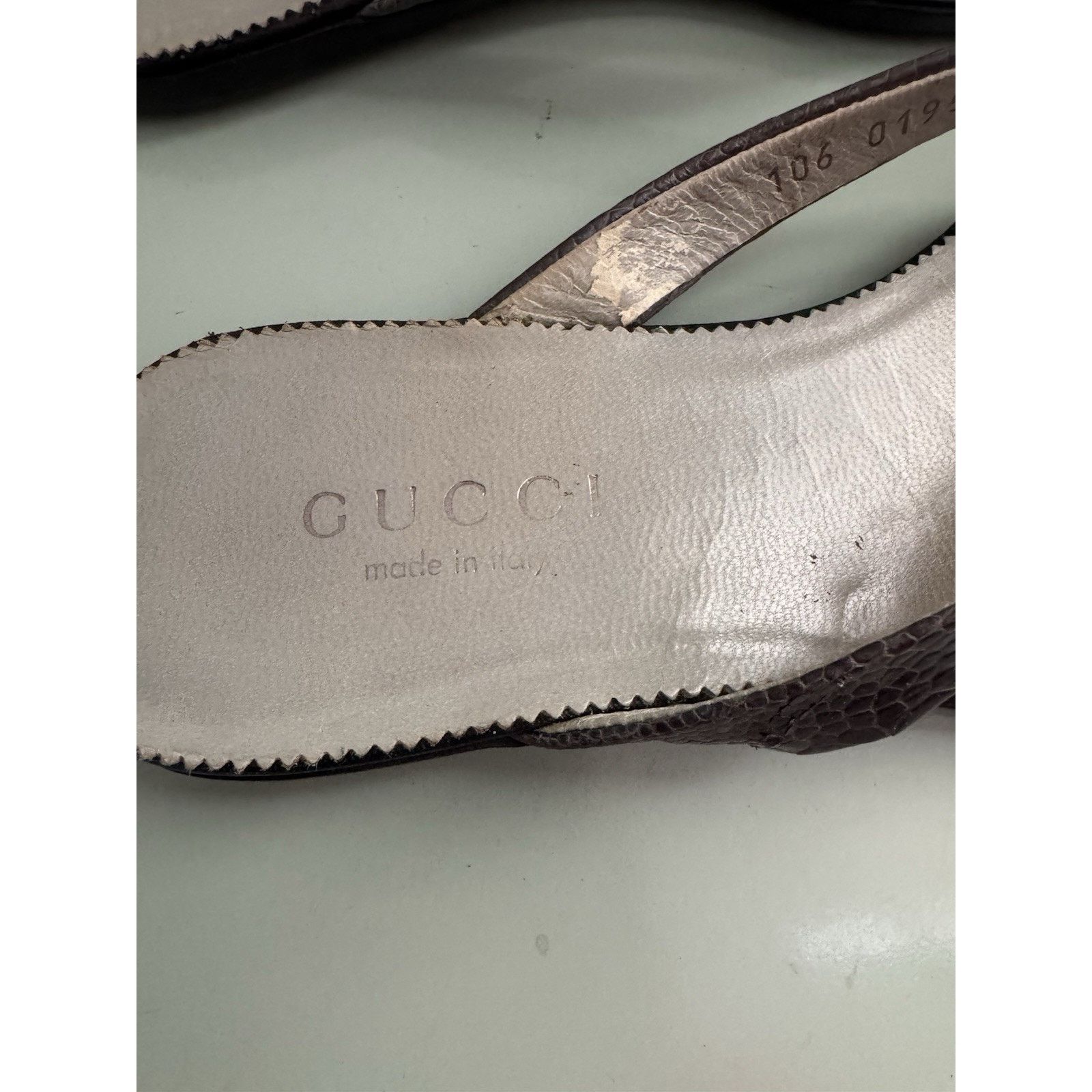 Gucci Vintage 90’s Y2K Gucci Strappy Thong Sandal Flats Size US 6.5 / IT 36.5 - 3 Thumbnail
