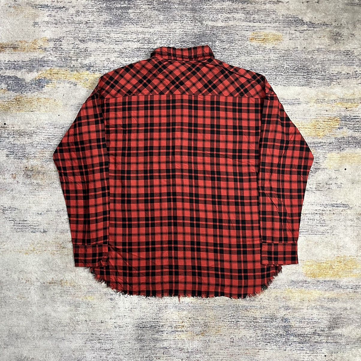Beauty Beast × Japanese Brand Resound Clothing raw hem plaid shirt Size US M / EU 48-50 / 2 - 2 Thumbnail