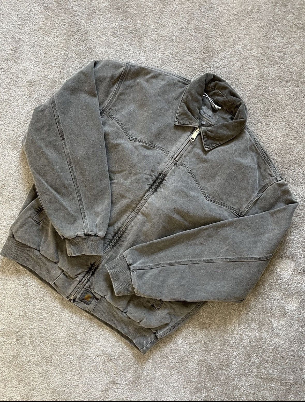 Carhartt Wip Carhartt WIP OG Santa Fe Jacket — Grey / Size XL Size US XL / EU 56 / 4 - 1 Thumbnail