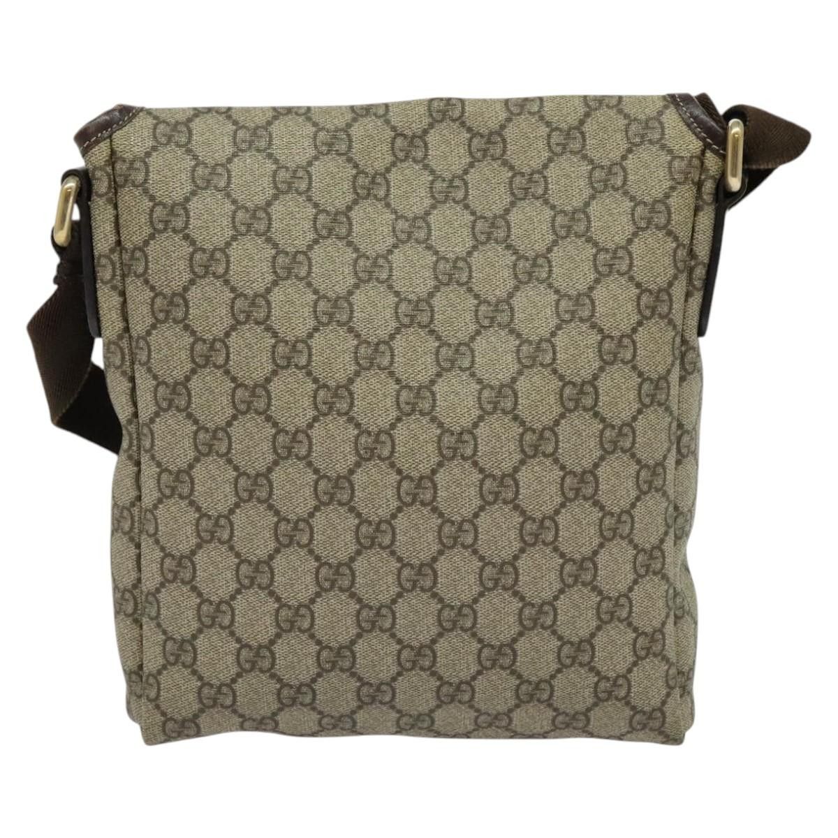 Gucci GUCCI GG Supreme Shoulder Bag Pvc Beige Silver Size ONE SIZE - 3 Thumbnail