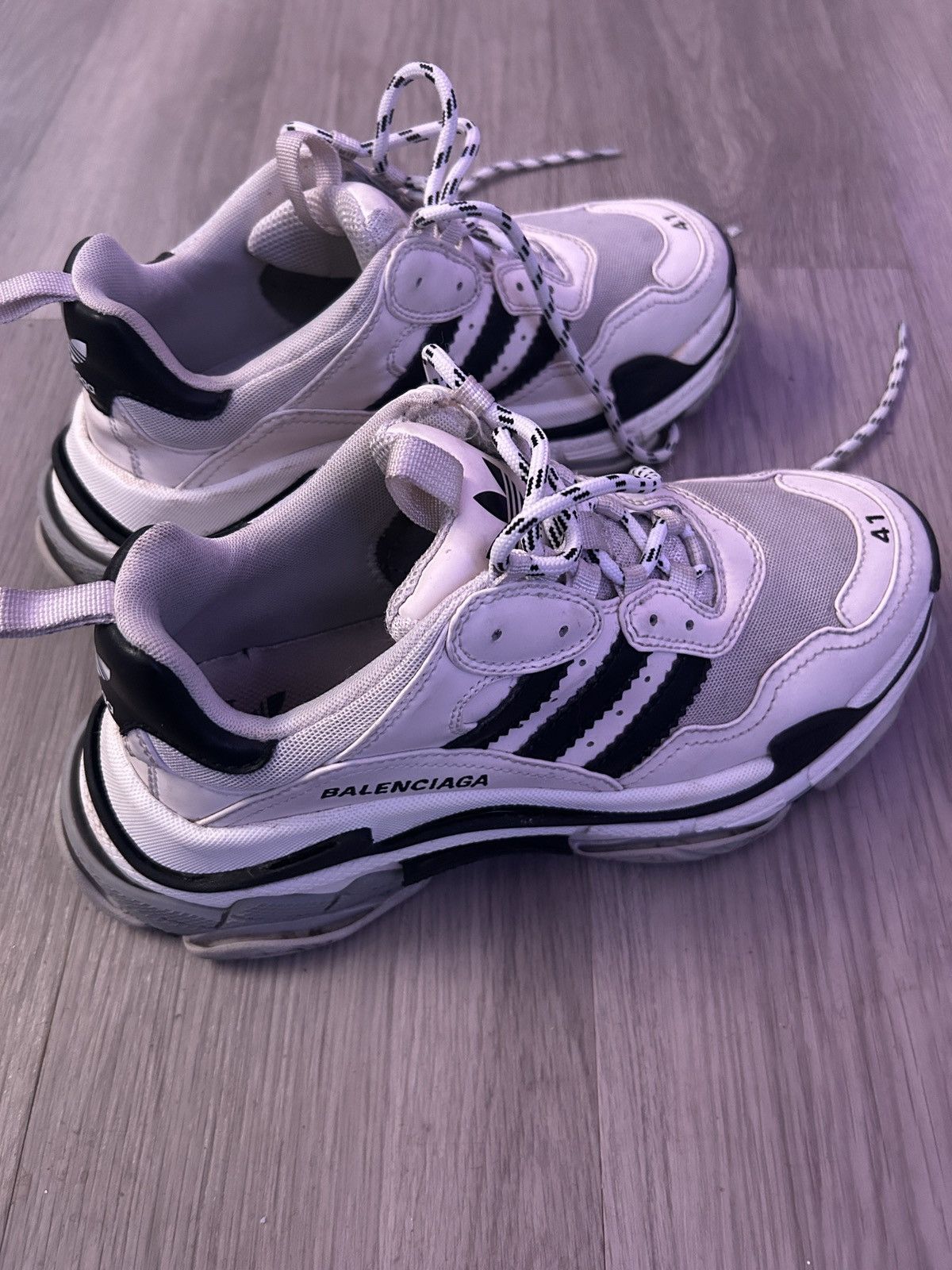 Adidas × Balenciaga Adidas Triple S Balenciaga sneakers Size US 8 / EU 41 - 2 Thumbnail
