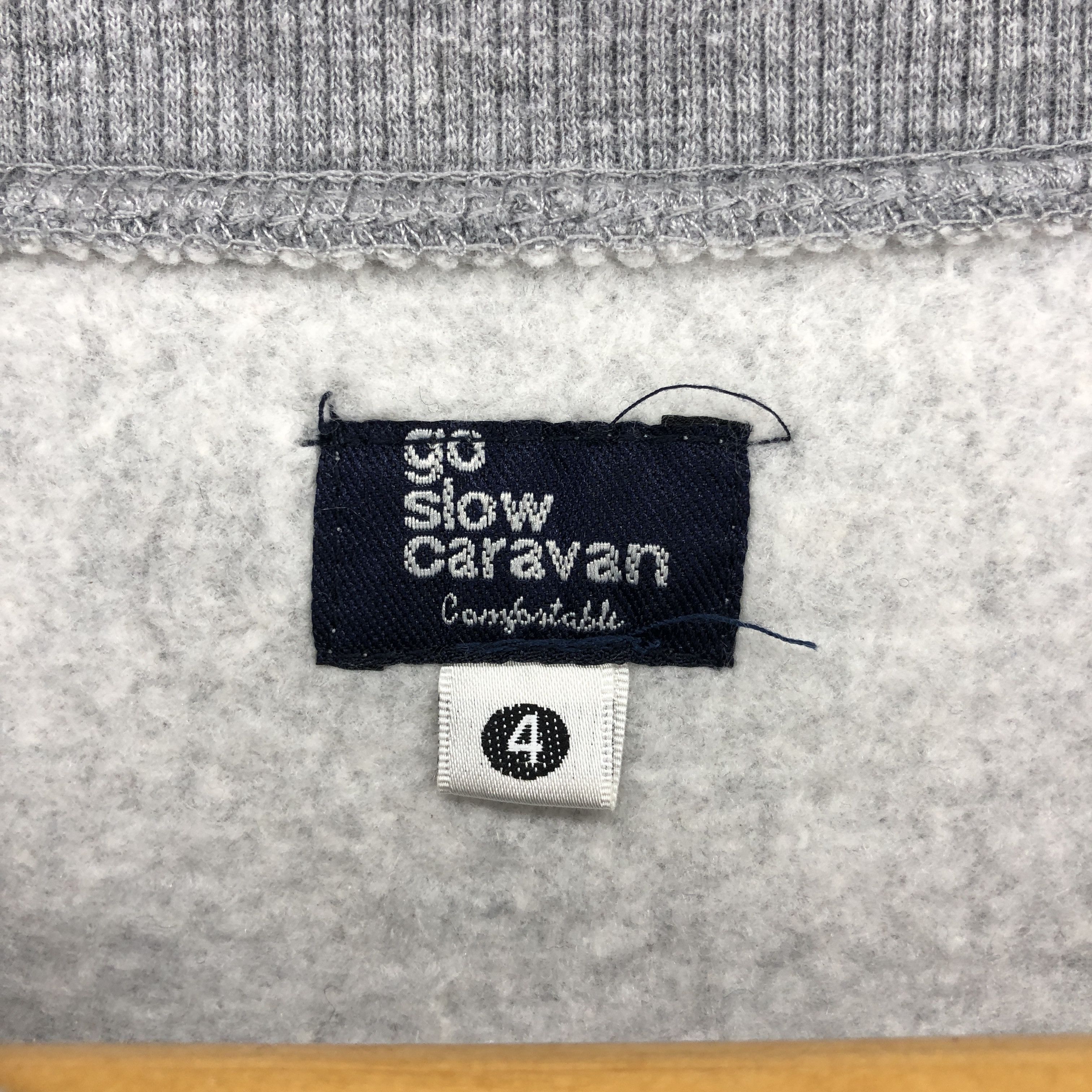 go slow caravan GO SLOW CARAVAN Pouch Pocket Sweatshirt #0691/AD Size US M / EU 48-50 / 2 - 6 Thumbnail