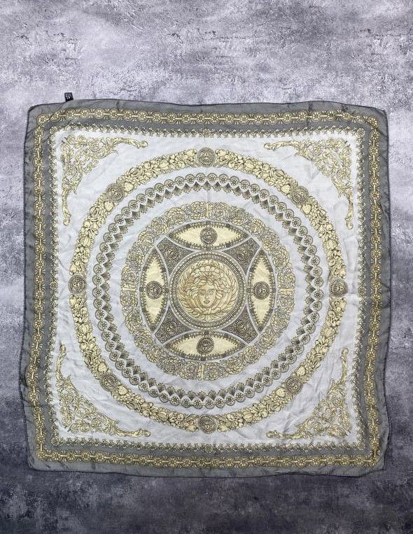 Pierre Balmain PIERRE BALMAIN Monogram 100% Seta Silk Scarf Size ONE SIZE - 5 Thumbnail