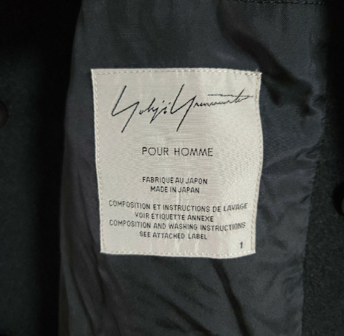 Yohji Yamamoto YOHJI YAMAMOTO POUR HOMME 2015AW COAT Size US L / EU 52-54 / 3 - 5 Thumbnail