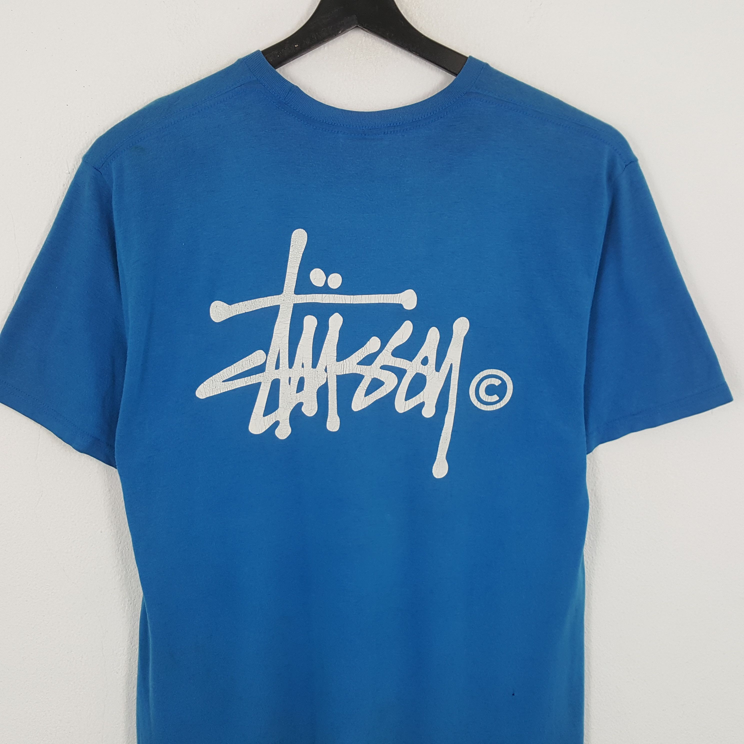 Stussy × Vintage STUSSY Tshirt Streetwear Skateboard Style Size US L / EU 52-54 / 3 - 2 Thumbnail