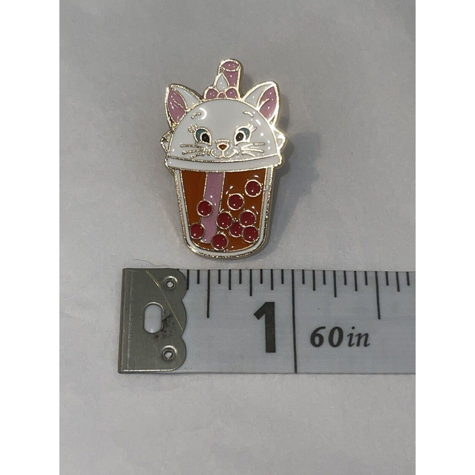 Other Cat Boba Drink Pin Brooch Size ONE SIZE - 1 Preview