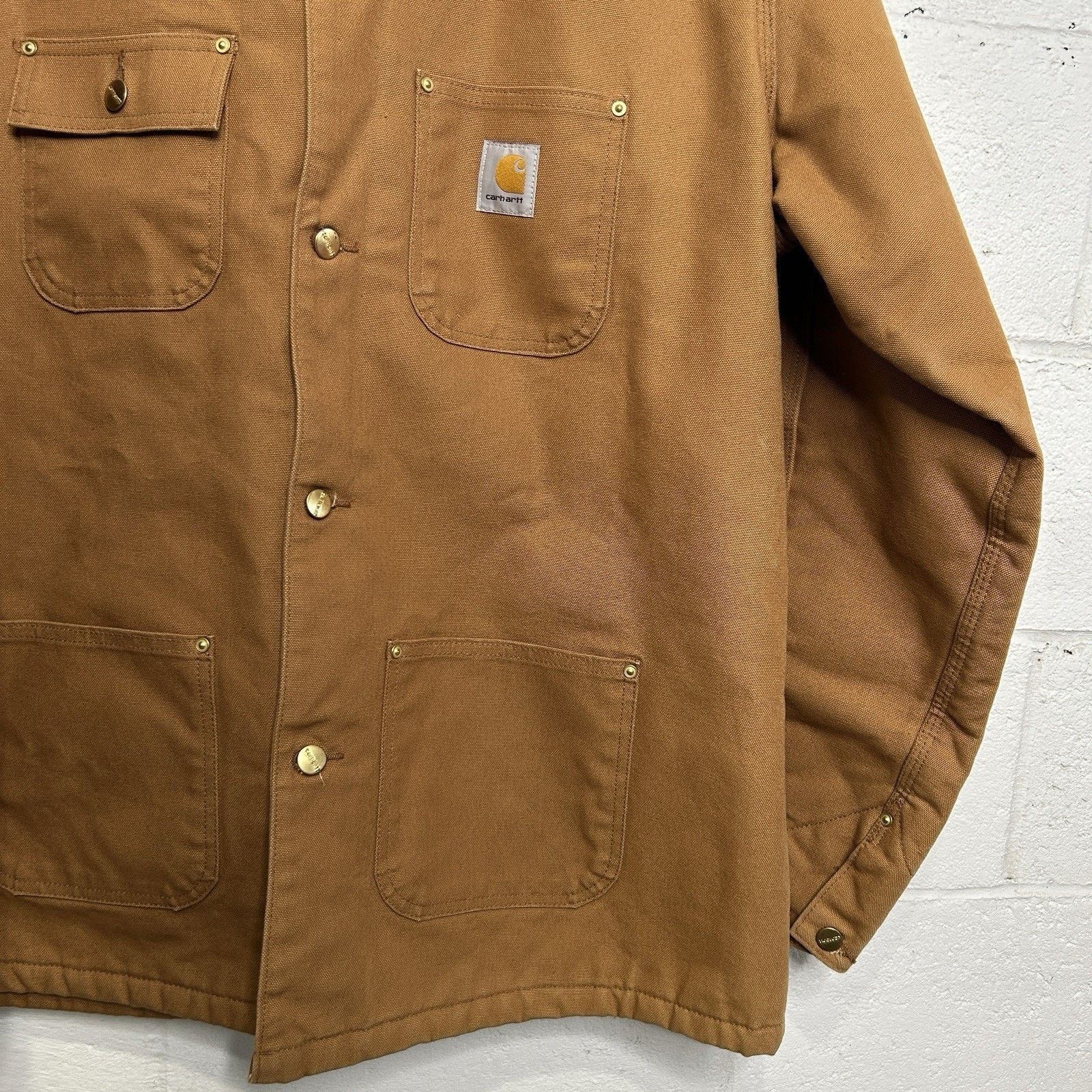 Carhartt Carhartt Blanket Lined Corduroy Collar Chore Coat “Brown” Size US XL / EU 56 / 4 - 4 Thumbnail