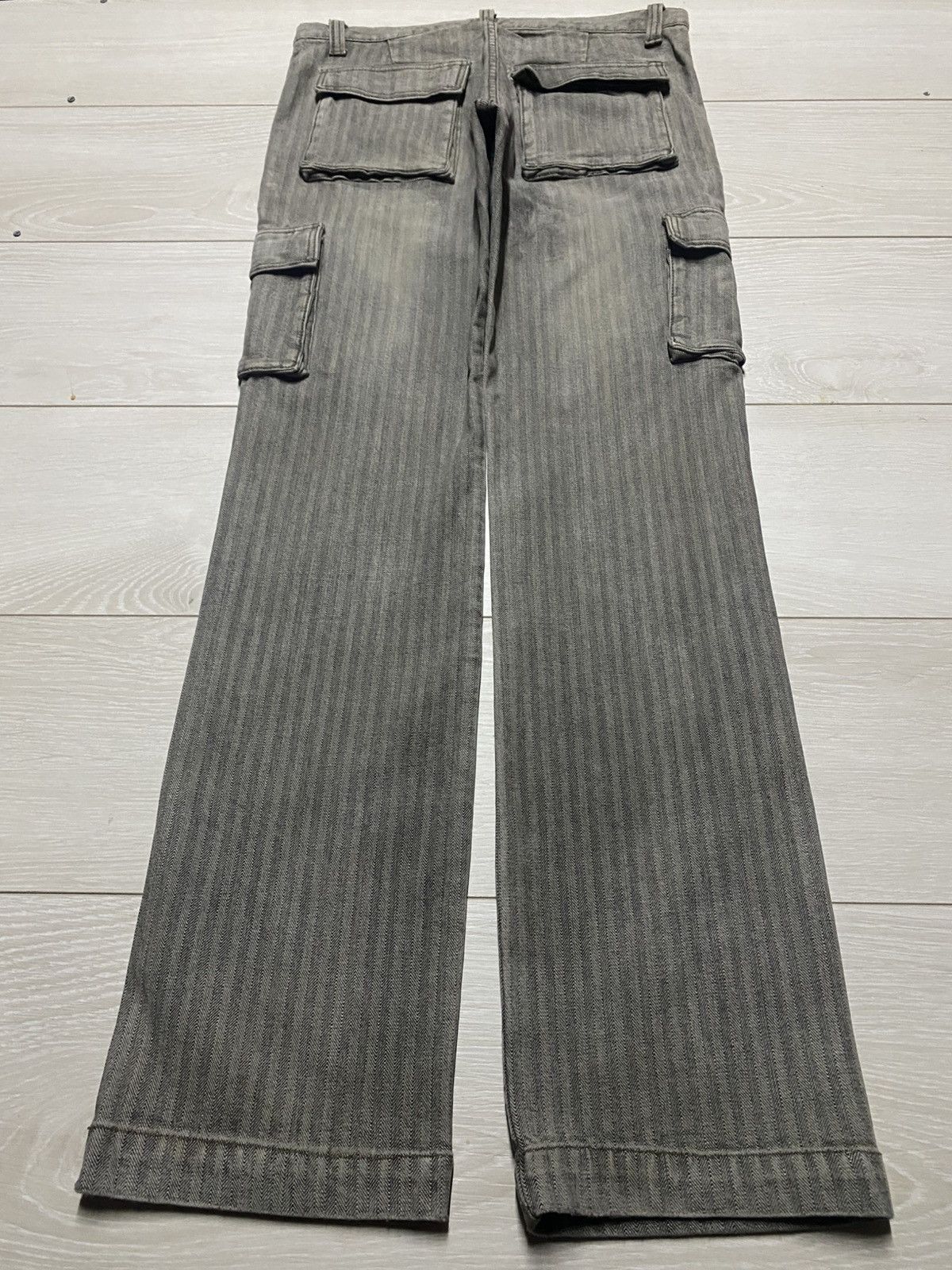 Global Work Crazy Vintage Global Work Cargo Hickory Jeans Size US 32 / EU 48 - 2 Thumbnail
