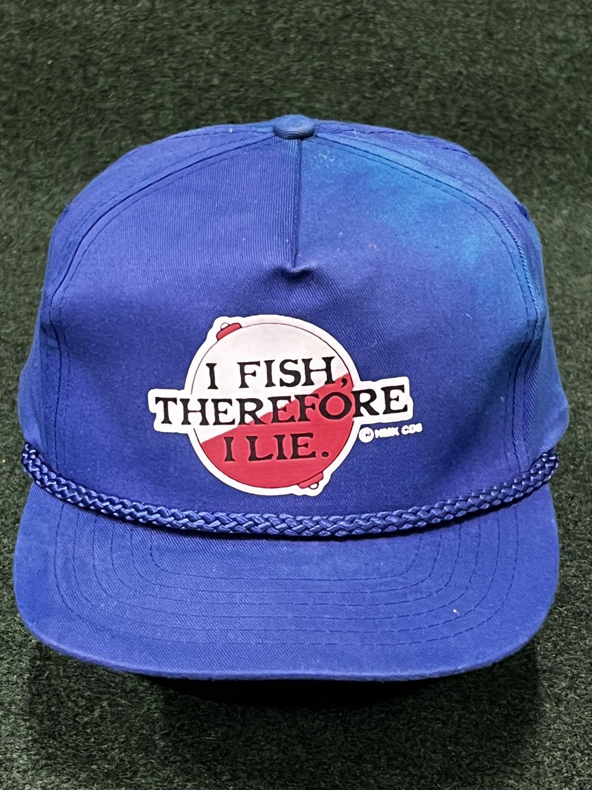 Vintage 90s I Fish There For I lie Snapback Hat Size ONE SIZE - 1 Thumbnail