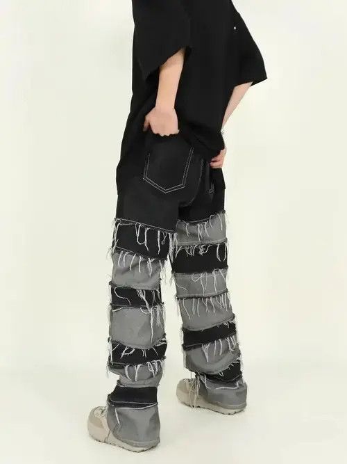 Jean jeans raw edge done old Size US 32 / EU 48 - 4 Thumbnail