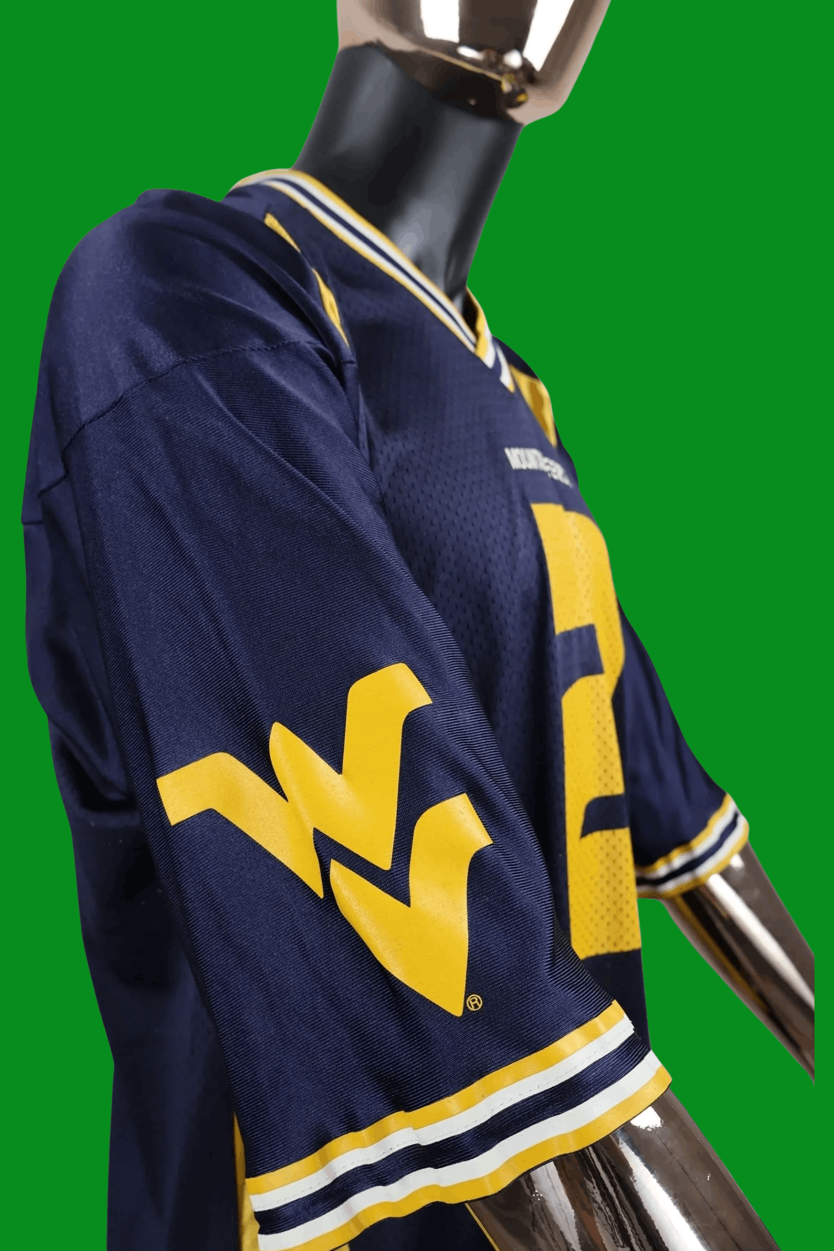 Nike Nike WV University Blue #2 Throwback NCAA Football Jersey Size US XL / EU 56 / 4 - 4 Thumbnail