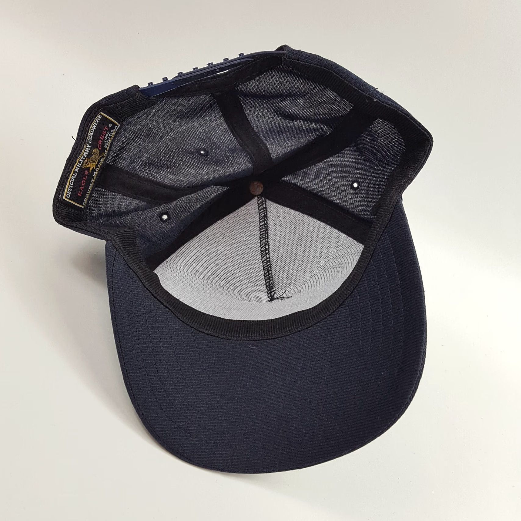 Vintage VINTAGE Enduring Freedom Navy Blue Trucker Hat USA Army Snapback Retro Cap Military Hat Mens Adjustable Navy Blue USA Army Trucker 80s 90s Militaria Size ONE SIZE - 5 Thumbnail