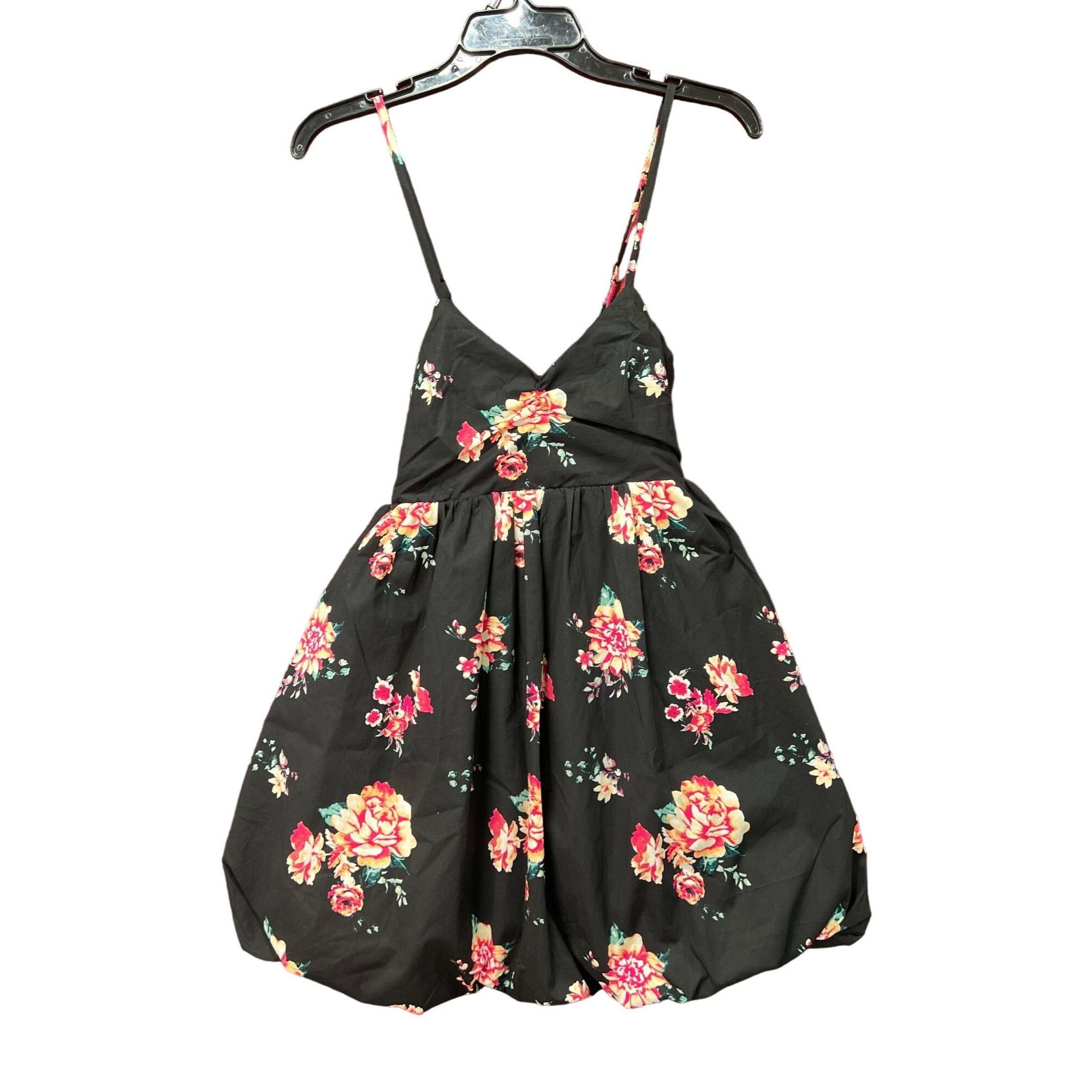 rue21 Rue 21 - Women's Floral Mini Dress - Black - Extra Small Size XS / US 0-2 / IT 36-38 - 1 Thumbnail