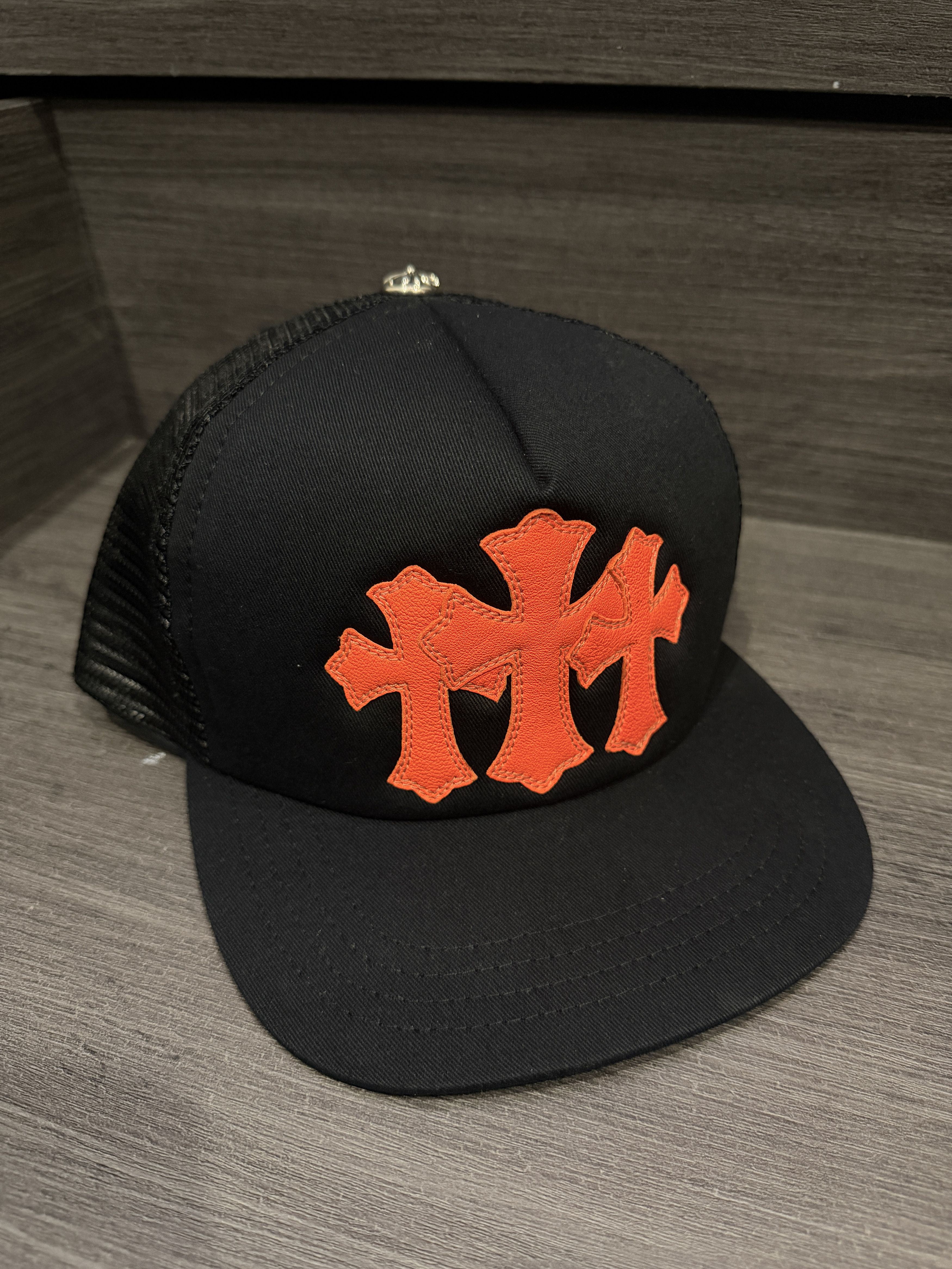 Chrome Hearts Orange/black 3 patch trucker Size ONE SIZE - 1 Thumbnail