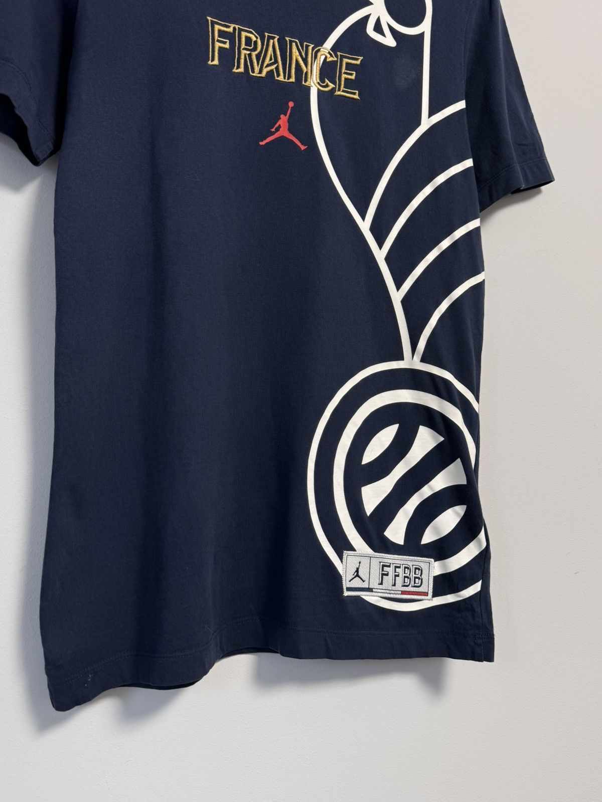 Jordan Brand Jordan France T-Shirt big logo y2k style Size US XS / EU 42 / 0 - 3 Thumbnail