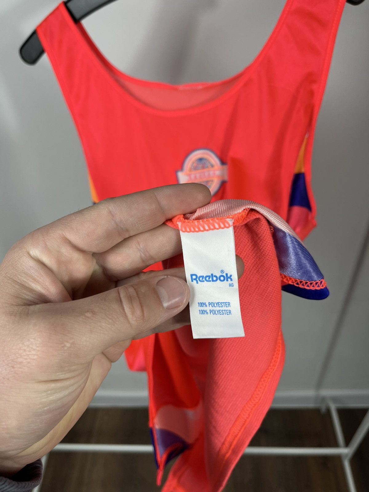 Reebok Vintage Reebok Women Running Tank Top Neon Bright Top Size M / US 6-8 / IT 42-44 - 7 Thumbnail