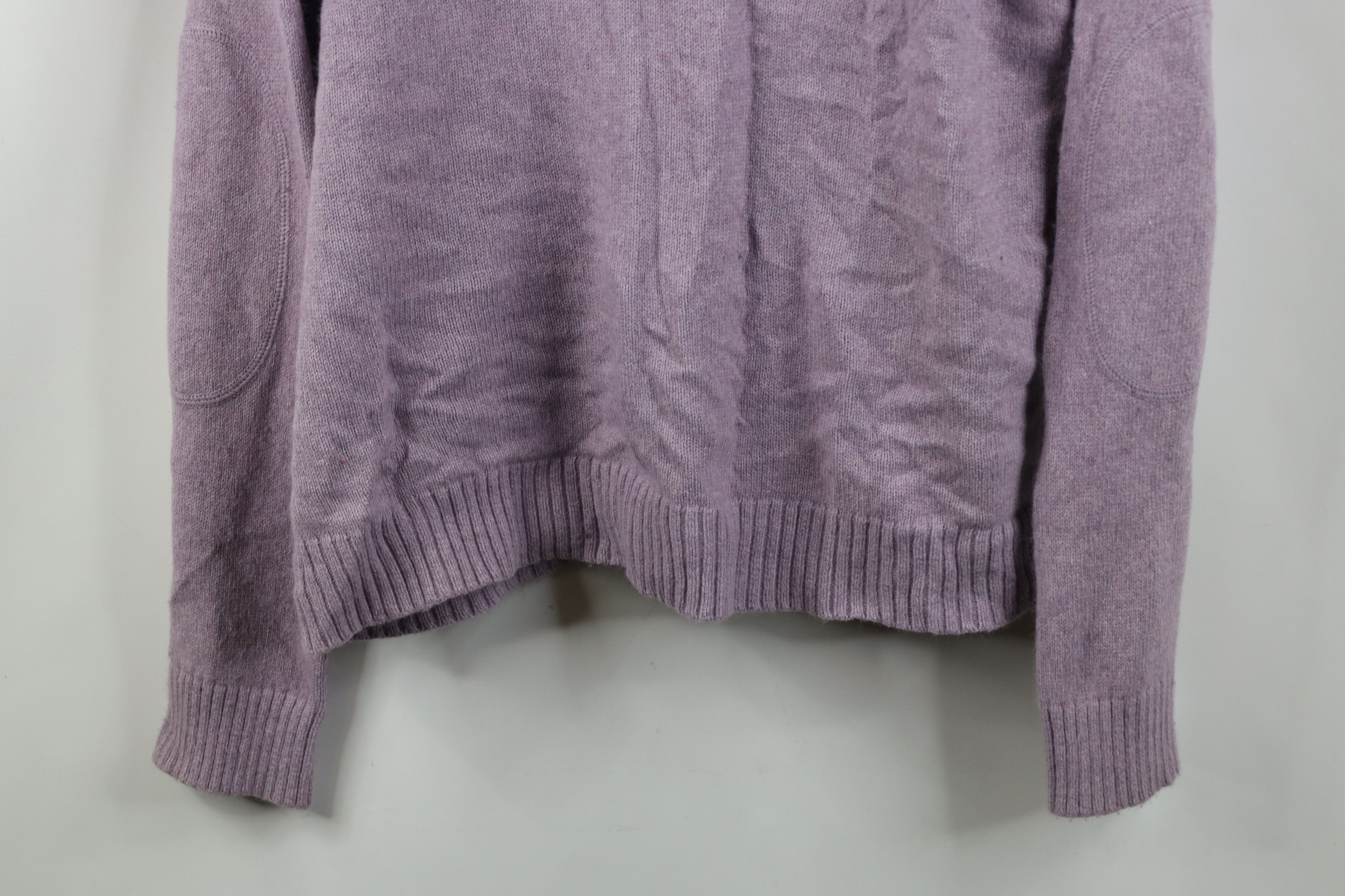 Banana Republic Vintage Banana Republic Cashmere Angora Elbow Patch Sweater Size US L / EU 52-54 / 3 - 3 Thumbnail