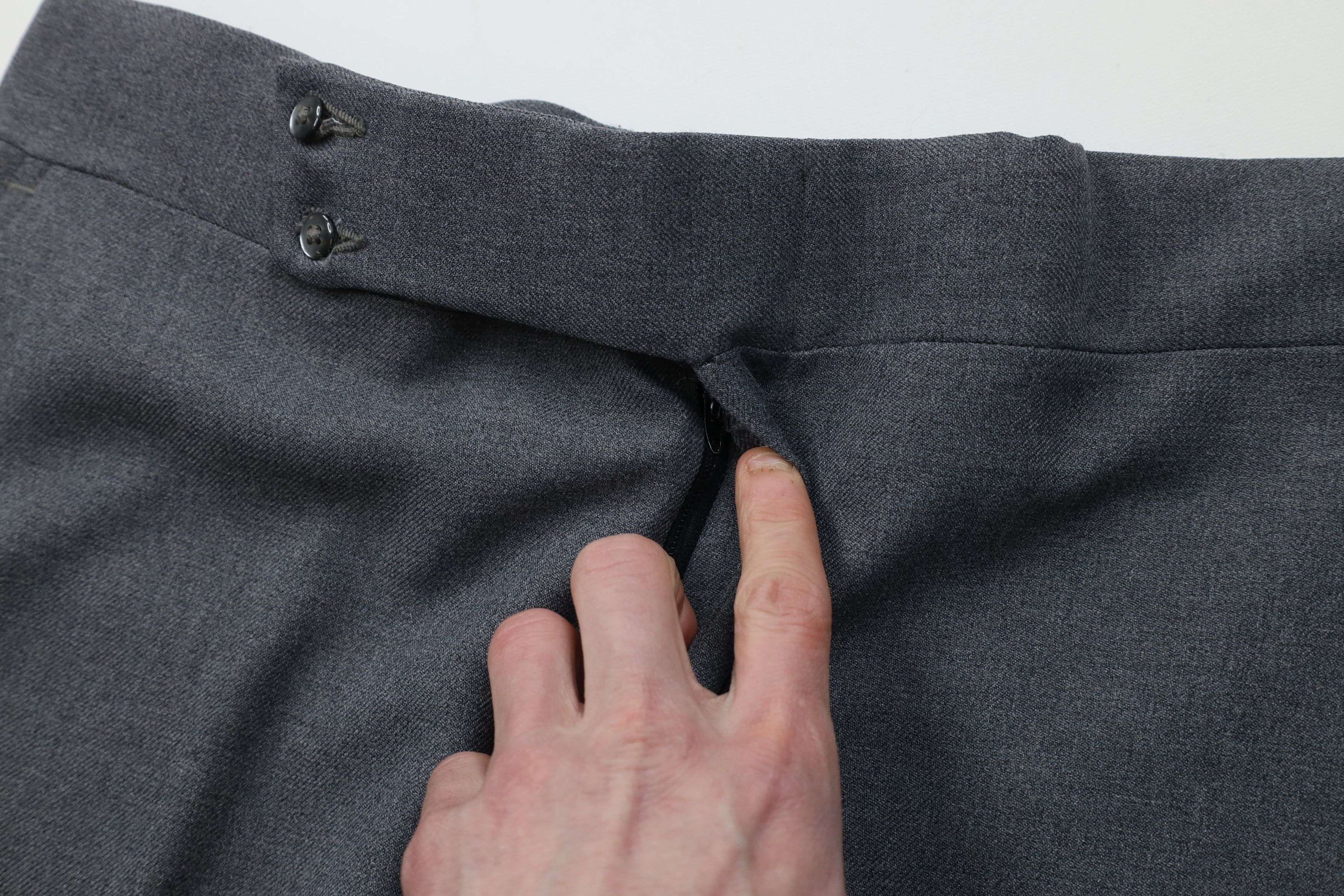 Vintage Vintage 70s Streetwear Bell Bottoms Chino Pants Gray USA Size US 34 / EU 50 - 9 Thumbnail