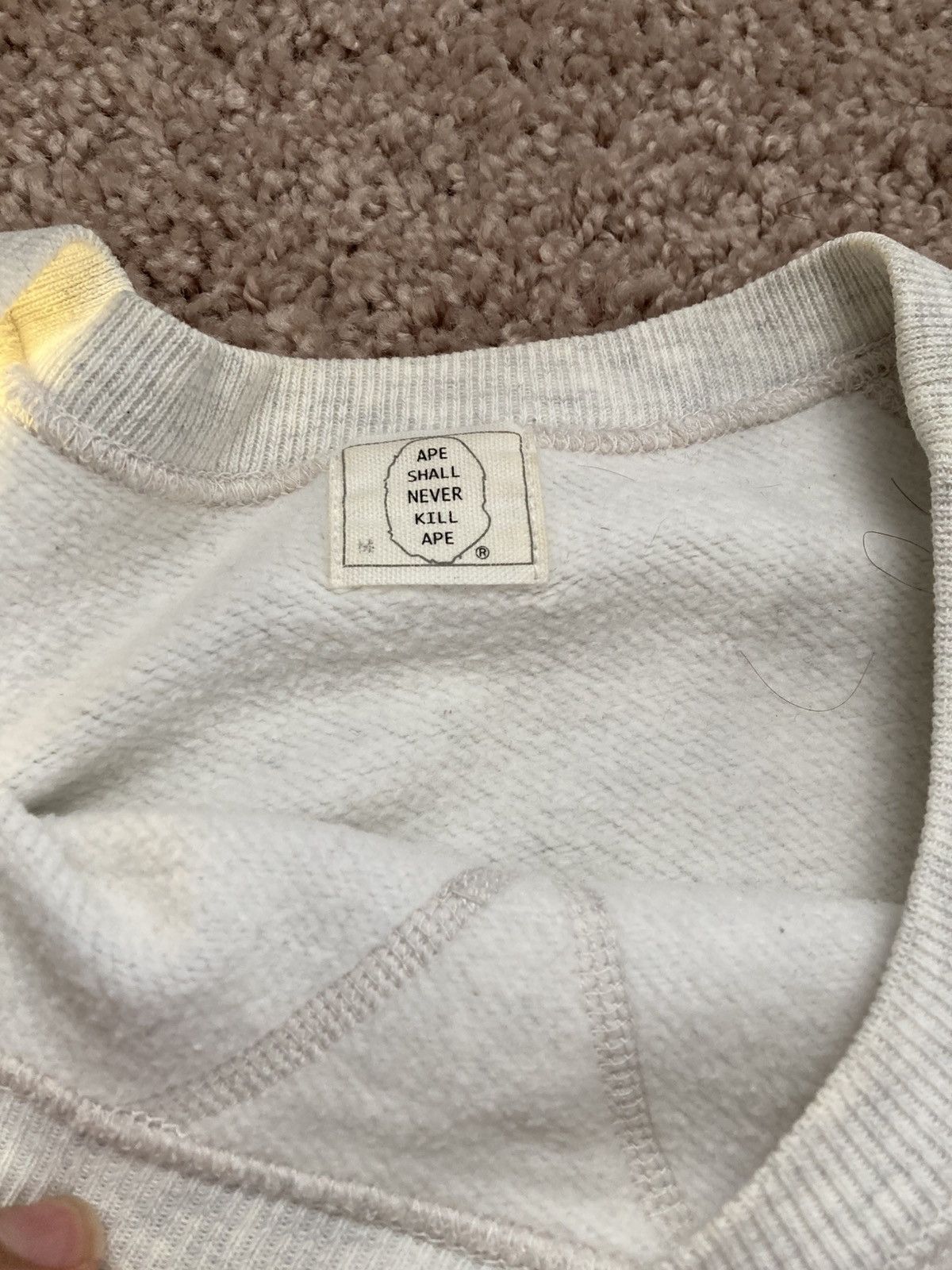 Bape 1996 Bape 4 Human Cobalt Sweatshirt 90s Nigo OG Ape Logo Size US M / EU 48-50 / 2 - 6 Thumbnail