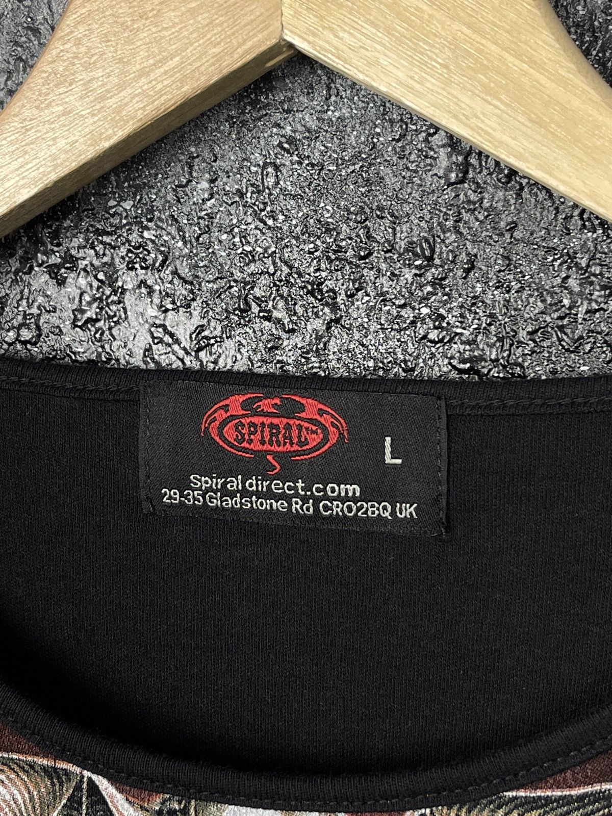 Vintage SPIRAL Vintage Gothic Logo Long Sleeve T-Shirt Size L Size L / US 10 / IT 46 - 5 Thumbnail