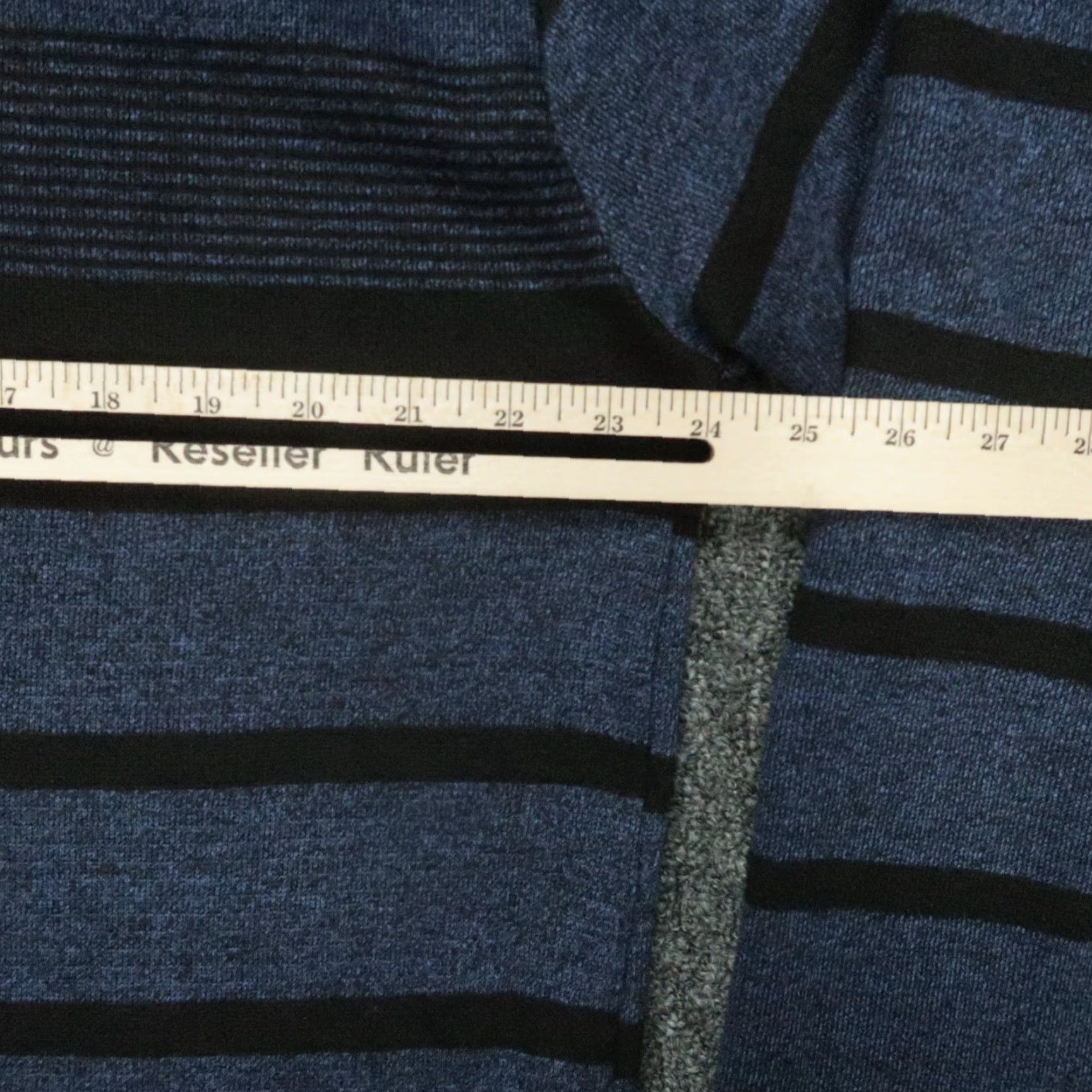 Polo Ralph Lauren VINTAGE Polo Ralph Lauren Sweater Shirt Men XL Blue Black Striped 1/4 Zip All Seasons Pullover Gift Ideas Mens Size US XL / EU 56 / 4 - 6 Thumbnail