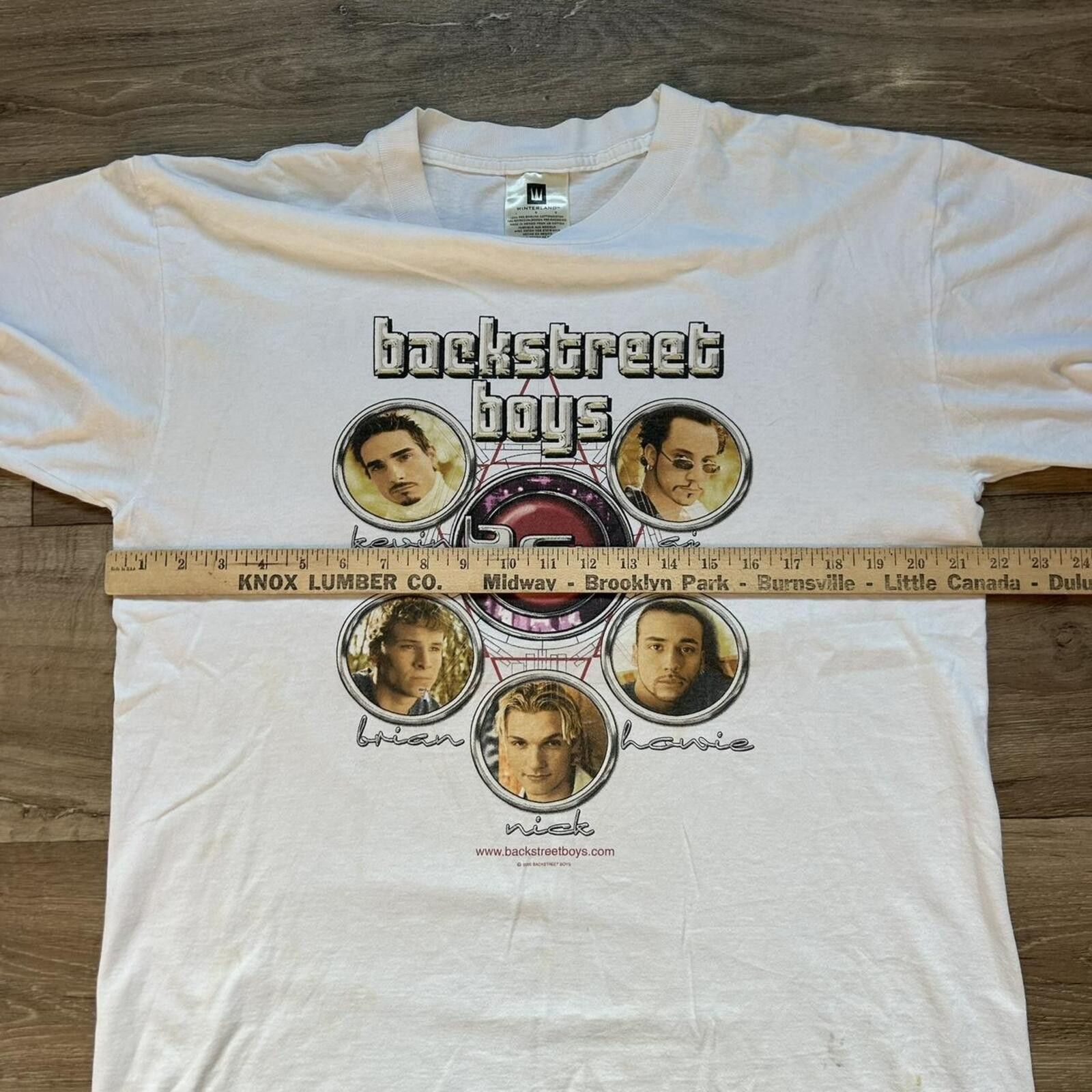 Other Vintage Backstreet Boys white band tour t shirt Size L Size US L / EU 52-54 / 3 - 6 Thumbnail