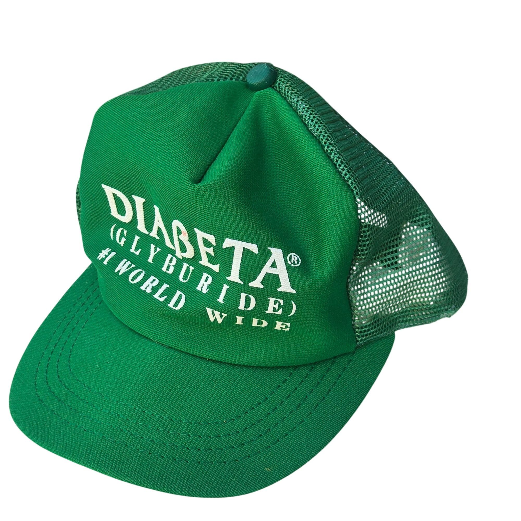 Other Diabeta Glyburide Green Trucker Hat Snapback Adjustable Cap Size ONE SIZE - 10 Thumbnail