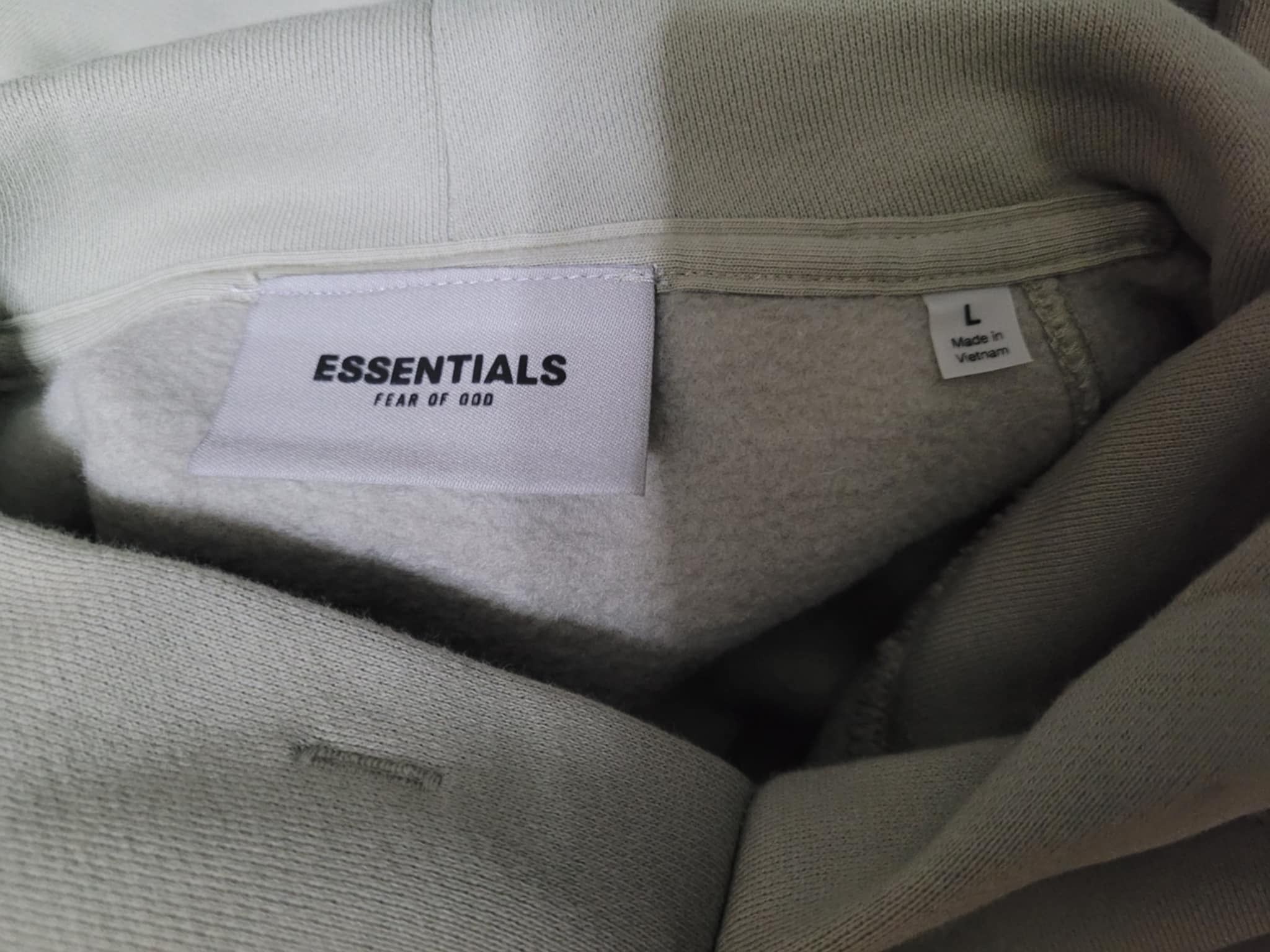 Fear of God size L Fear of God Essentials Pistachio Pullover Hoodie Size US L / EU 52-54 / 3 - 13 Thumbnail