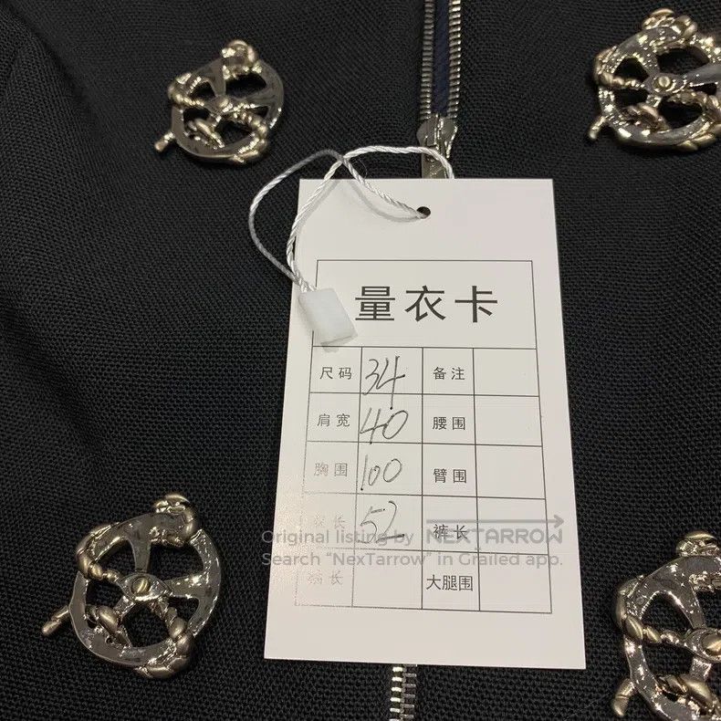 Hermes Hermes Black Collar Zipper Short Jacket - Women's Size 4XL / US 24-26 - 5 Thumbnail