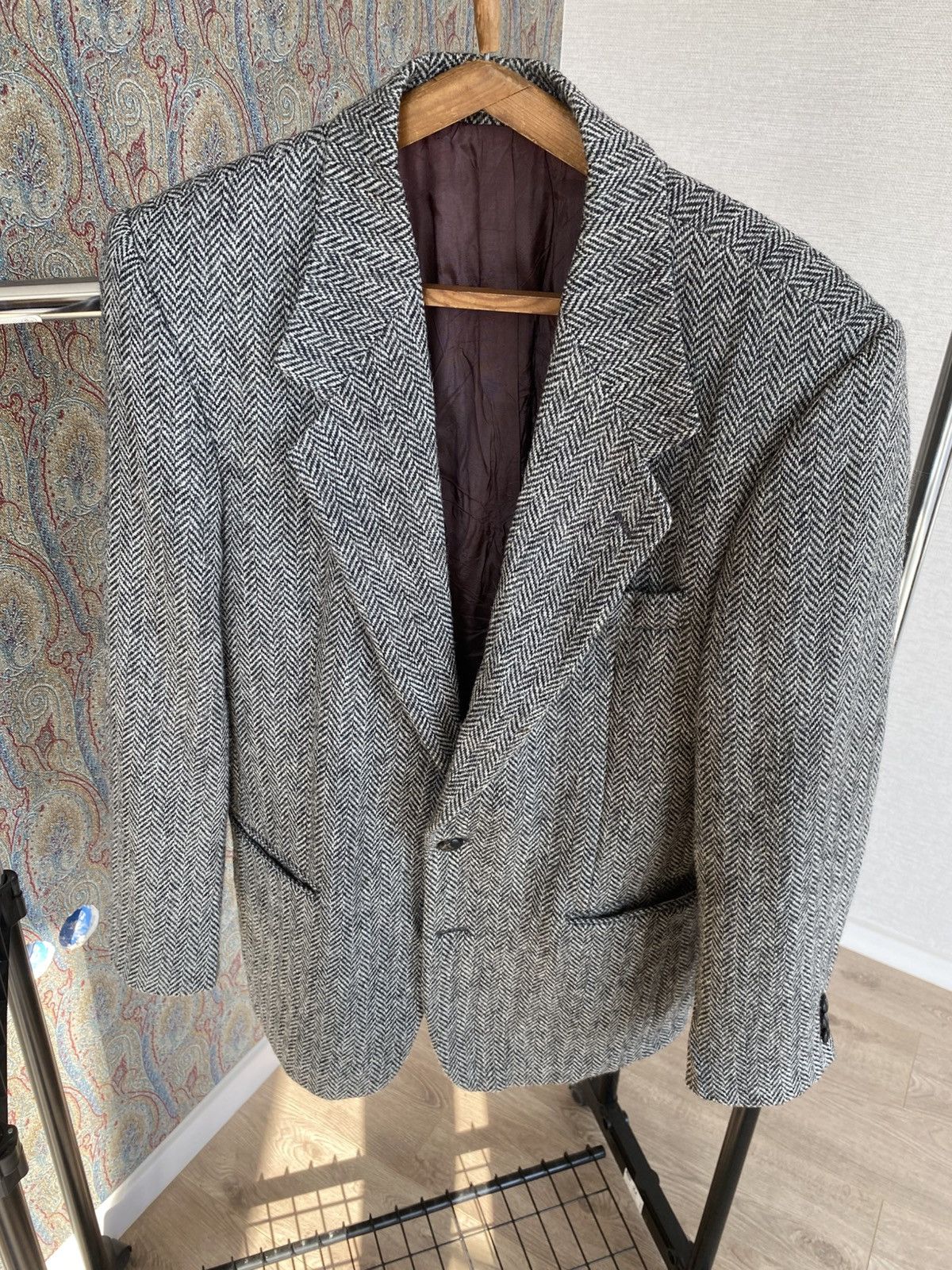 Harris Tweed Harris Tweed Vintage 1980s Blazer Size 38L - 3 Thumbnail