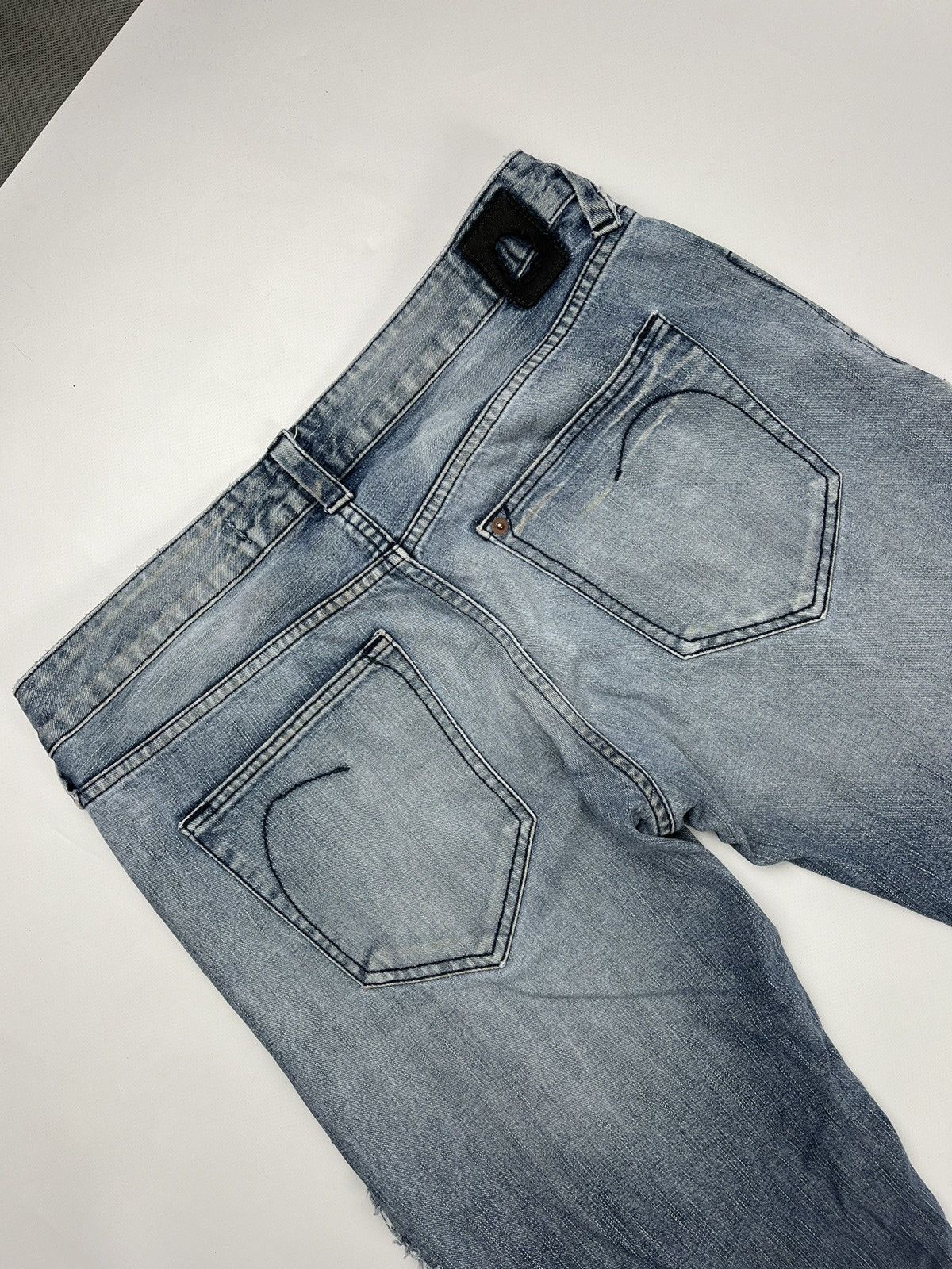 Handmade Handmade custom denim jeans flared pants reworked grunge Size US 34 / EU 50 - 10 Thumbnail