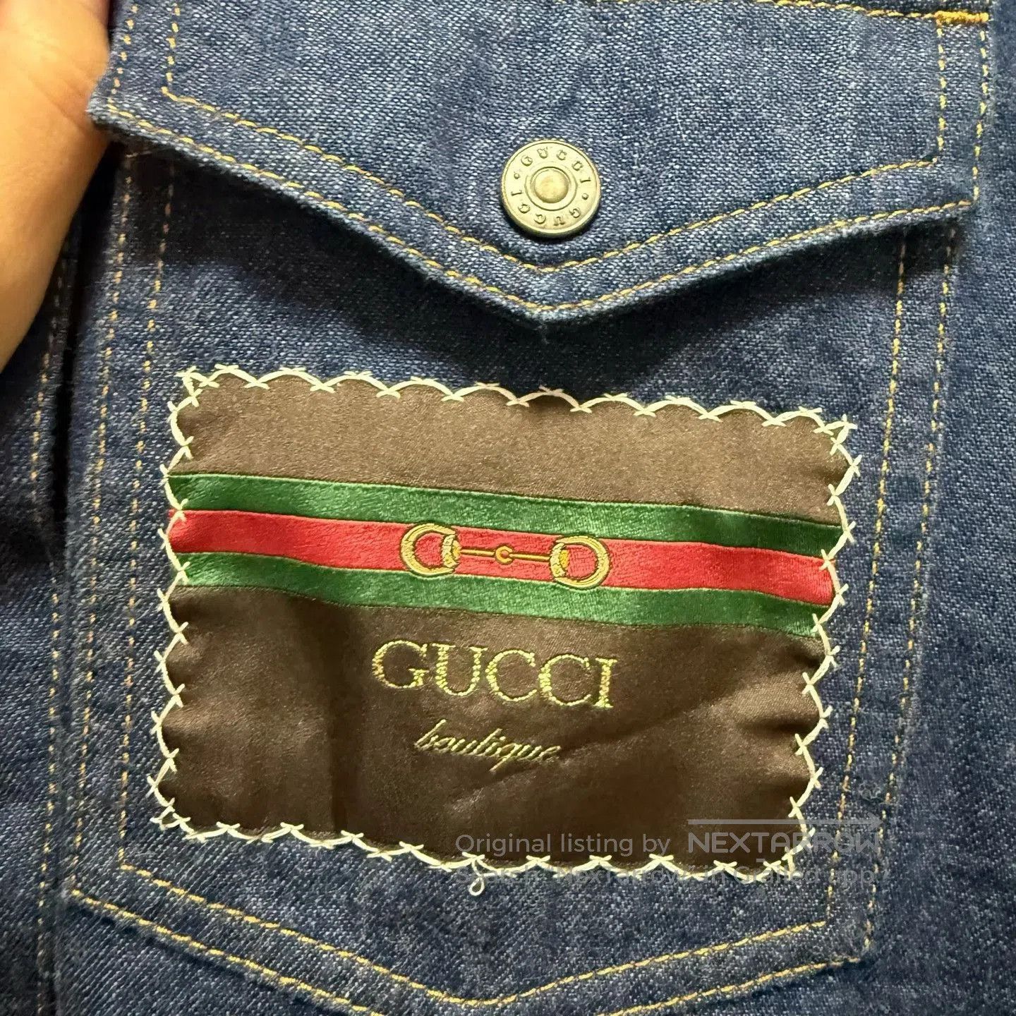 Gucci Gucci Denim Dress. Size S / US 4 / IT 40 - 4 Thumbnail