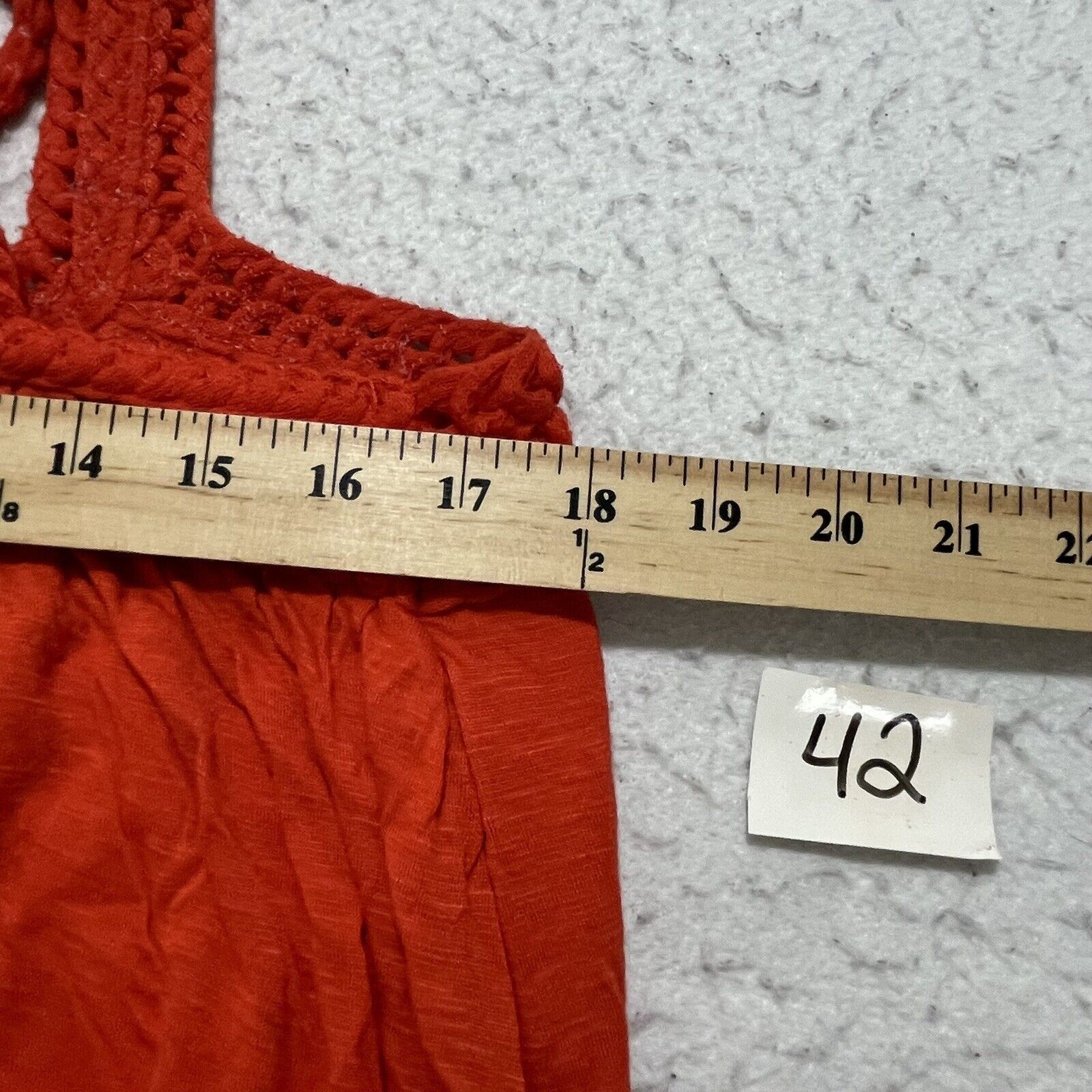 Zara Zara Red Orange Flowy Tank Top Braided Strap Size M / US 6-8 / IT 42-44 - 12 Thumbnail