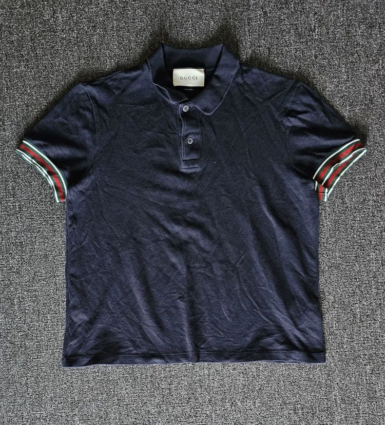 Gucci Gucci Black POLO shirt Size US XL / EU 56 / 4 - 1 Thumbnail