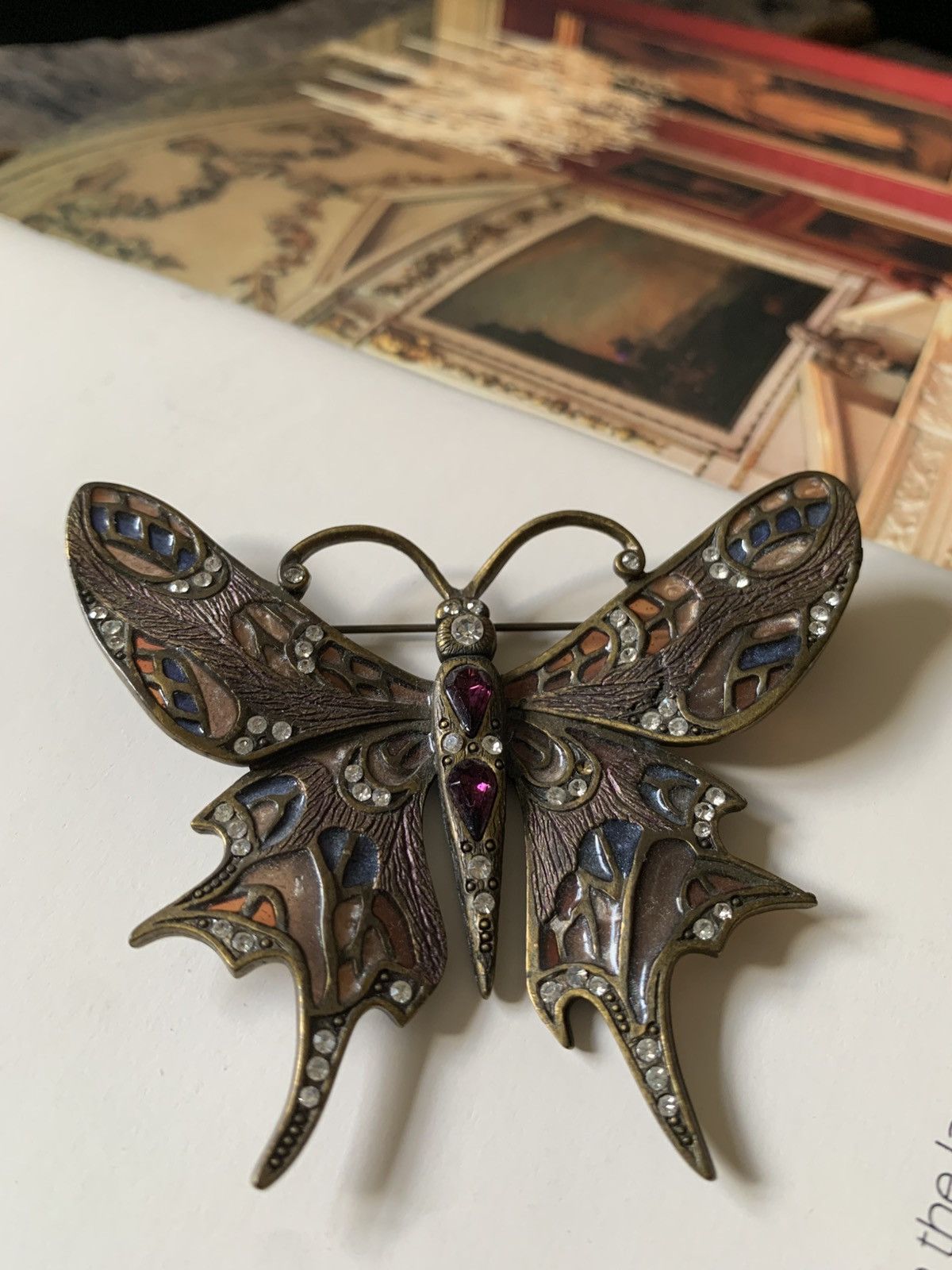 Other Sweet Romance Butterfly Brooch by Shelley Cooper Size ONE SIZE - 1 Thumbnail
