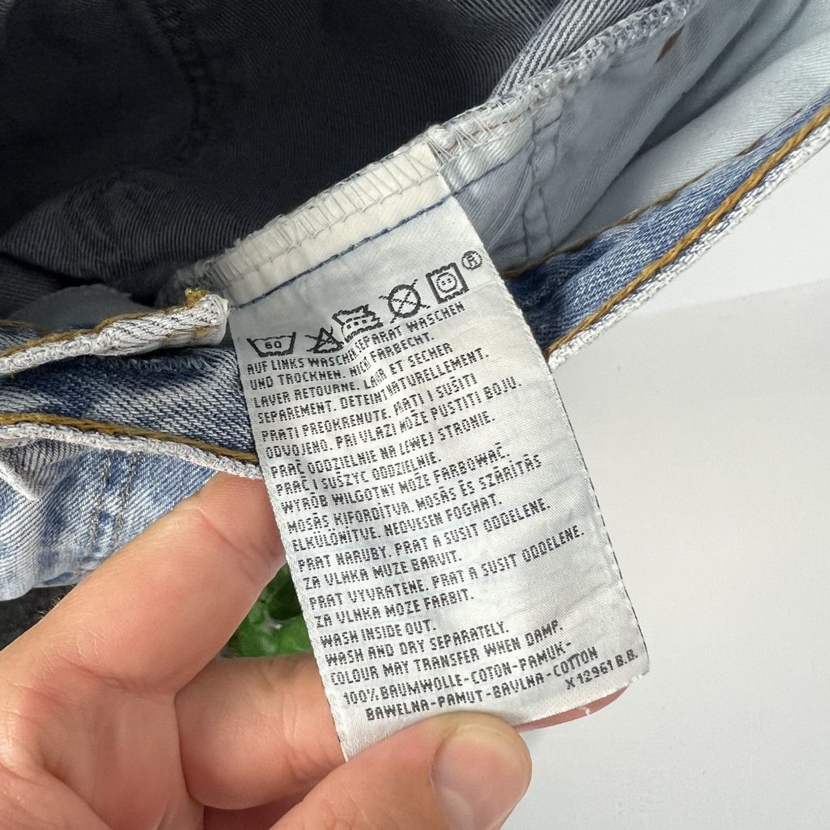 Levi's Vintage Y2K Levi’s 615 Orange Tab Baggy Denim Jeans Size US 33 - 8 Thumbnail