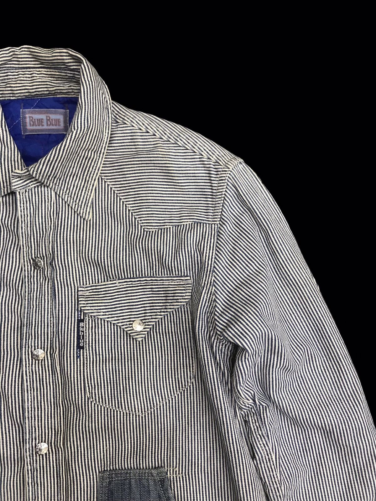 Blue Blue Japan 💥ARCHIVAL💥BLUE BLUE HYBRID HICKORY X HBT JACKET F206 Size US XS / EU 42 / 0 - 5 Thumbnail