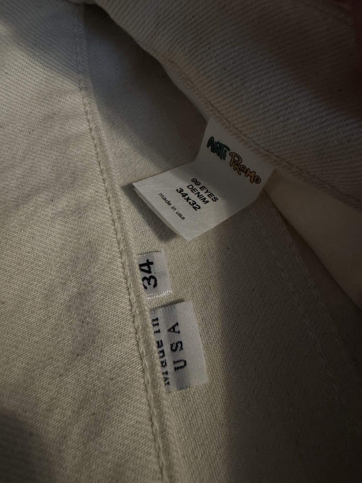 Matty Boy Matty Boy NYC Exclusive “99 EYES” Denim White Size US 34 / EU 50 - 7 Thumbnail