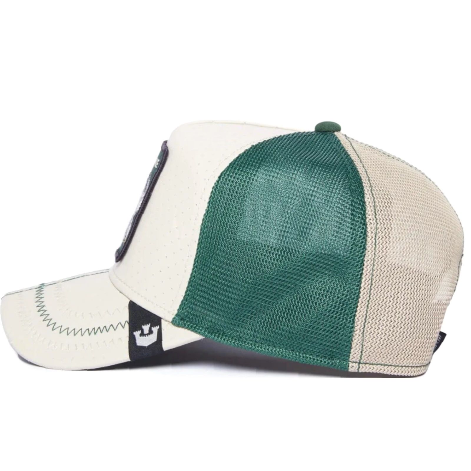Goorin Bros. Goorin Bros The Farm Trucker Hat ACE FIVE DOWN Peregrine falcon Friday Drop BIRD Beige Adjustable Men Hat Size ONE SIZE - 2 Thumbnail