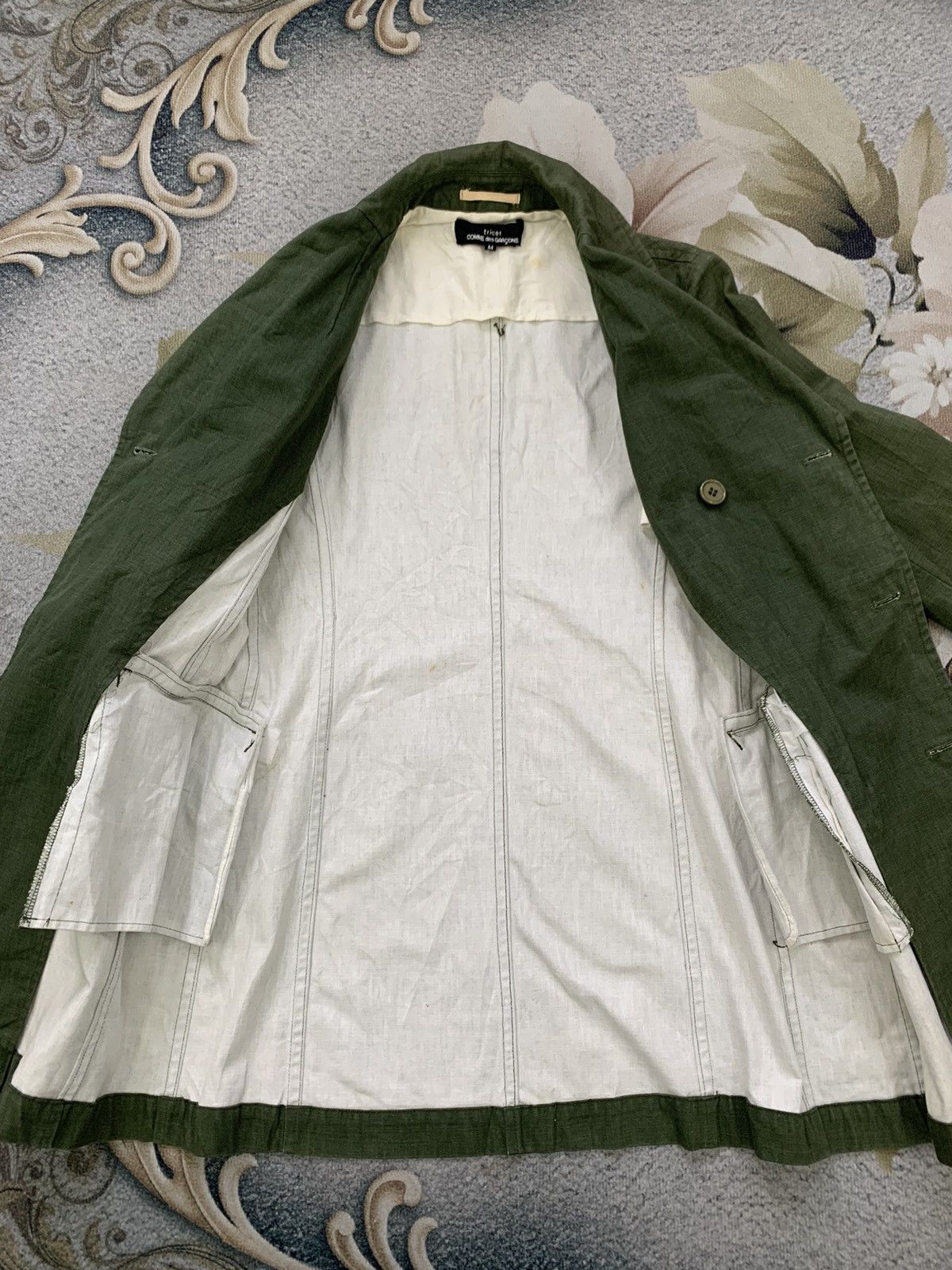 Comme des Garcons Vtg AD2001 Tricot Comme des Garcons Double Breast Coat Jkt Size US M / EU 48-50 / 2 - 9 Thumbnail