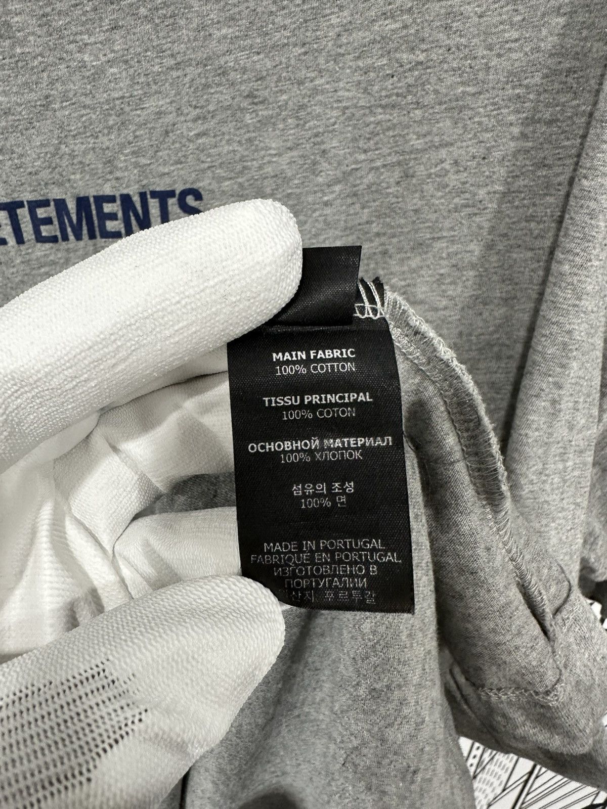 Vetements Vetements Classic Tee Shirt Grey Small Size US S / EU 44-46 / 1 - 8 Thumbnail