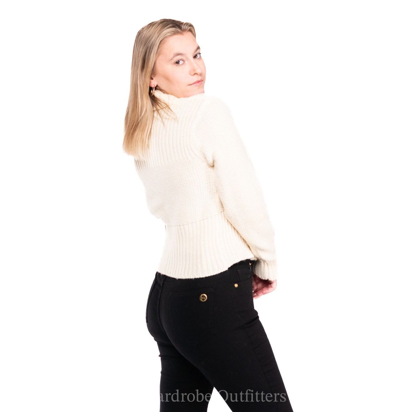 Vintage Vintage 1960's Bone White Mid Century Cardigan Sweater Size L / US 10 / IT 46 - 5 Thumbnail