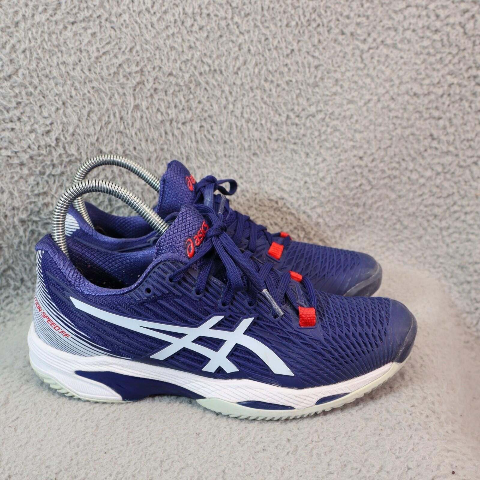 Asics ASICS Women sz 7 Solution Speed FF 2 Tennis Blue Soft Sky Size US 7 / IT 37 - 4 Thumbnail