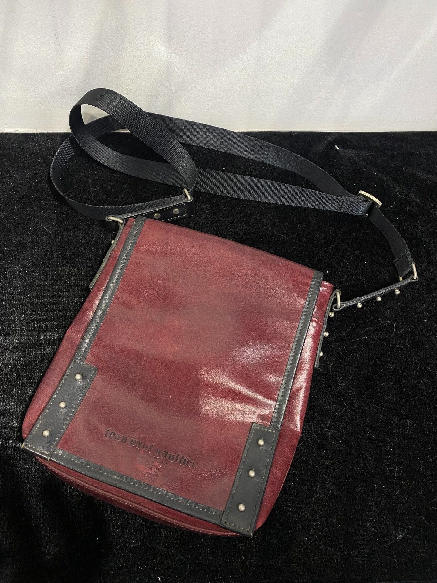 Jean Paul Gaultier Jean Paul Gaultier Burgundy Crossbody Bag Size ONE SIZE - 1 Thumbnail