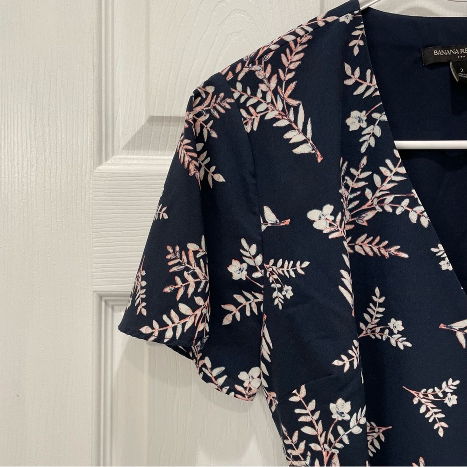 Banana Republic Banana Republic Floral Wrap Dress 2 Size XS / US 0-2 / IT 36-38 - 3 Thumbnail