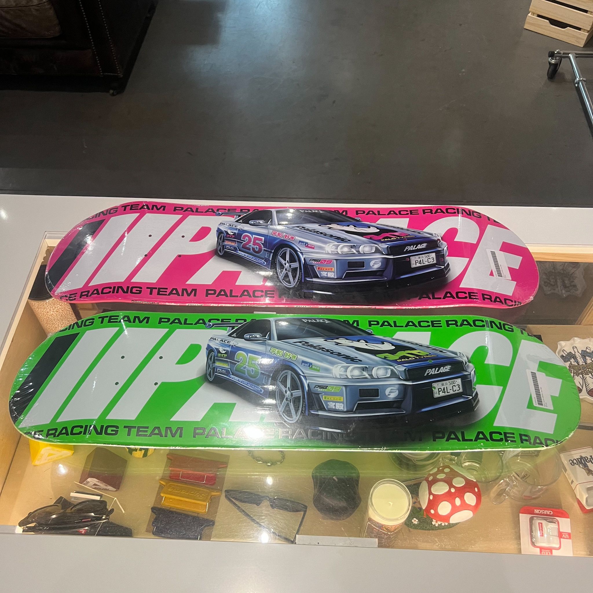 Palace Palace Racey Skateboard Deck Pink • 8.25 Size ONE SIZE - 4 Thumbnail